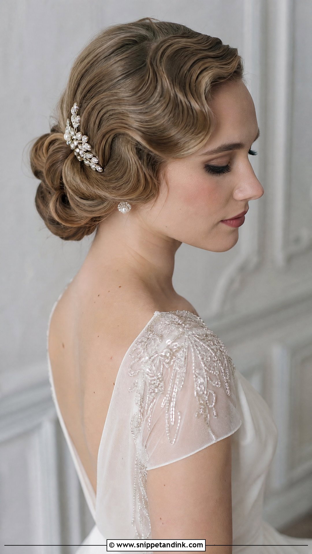 Vintage Wedding Updo - Snippet and Ink - 20 Updo Wedding Hairstyles for Bride