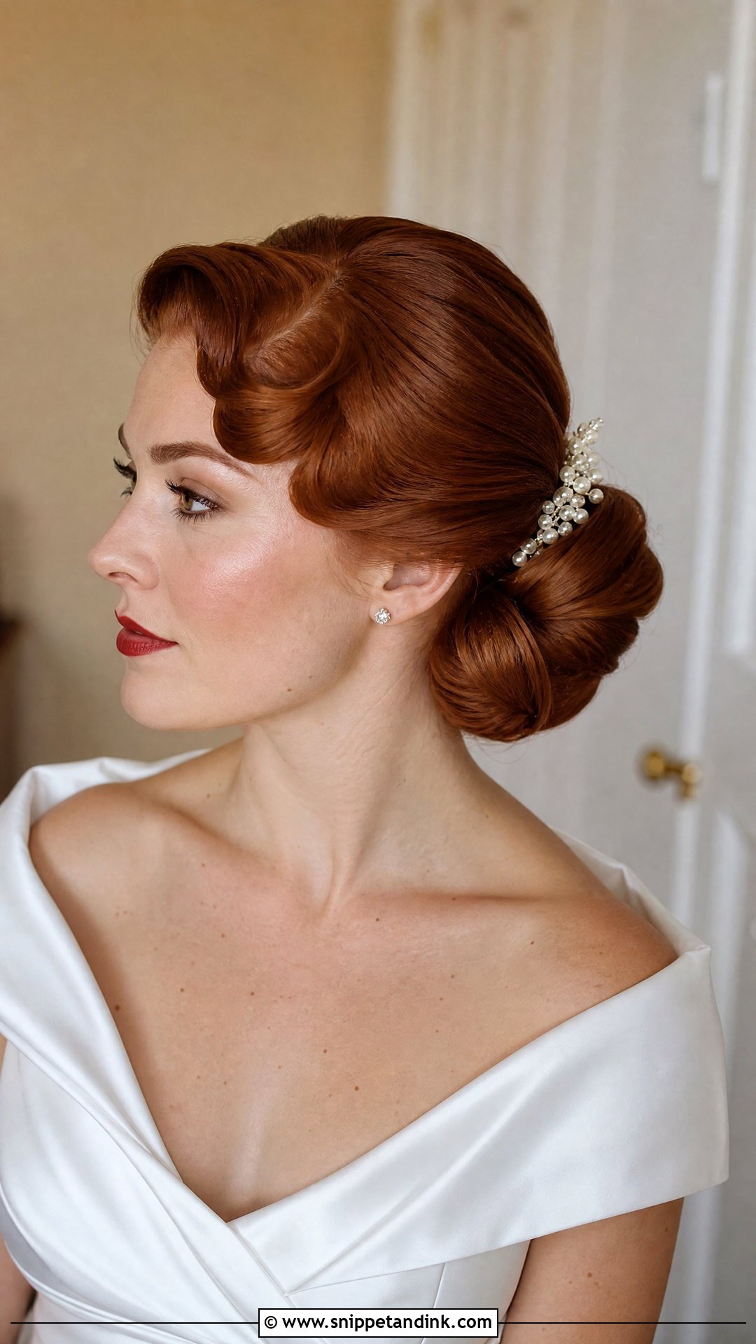 Vintage Wedding Updo - Snippet and Ink - 20 Wedding Hair Up Do for Bride Ideas