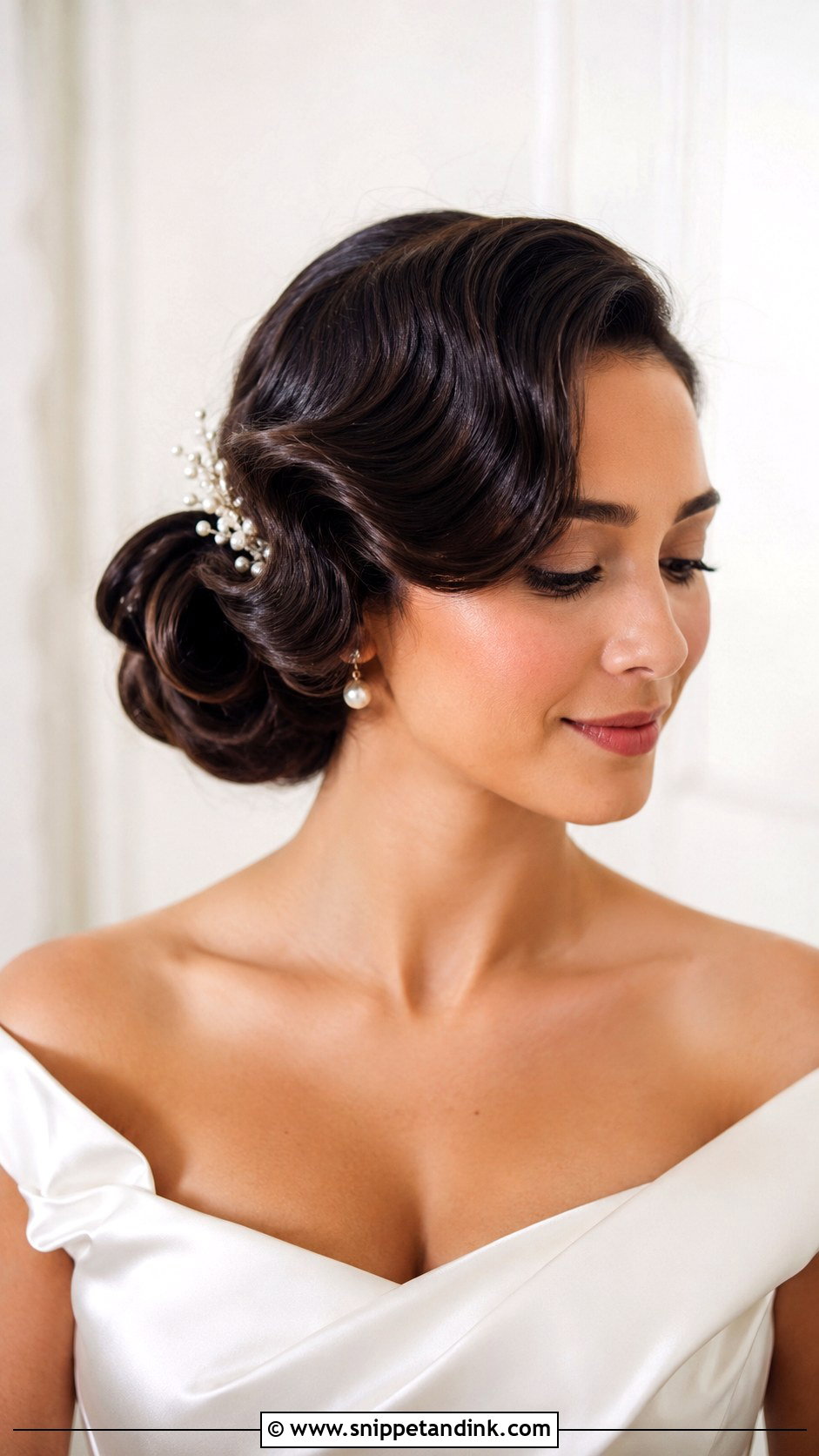 Vintage Wedding Updo For Long Hair - Snippet and Ink - 15 Upstyles for Long Hair Wedding