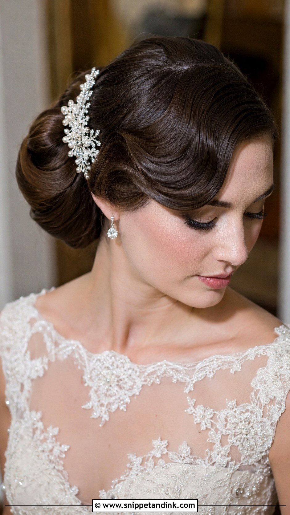 Vintage Wedding Updo for Fine Hair - Snippet and Ink - 25 Bridal Hair for Fine Hair Ideas