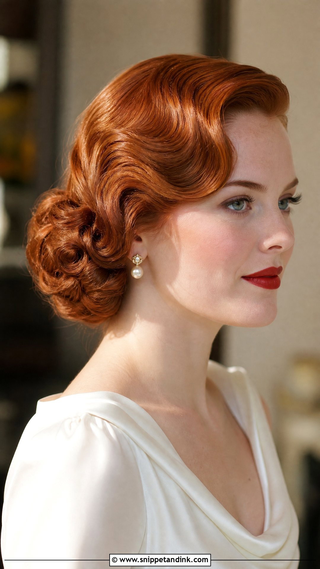 Vintage Wedding Updo - Snippet and Ink - 15 Classy Wedding Hair Updo Ideas