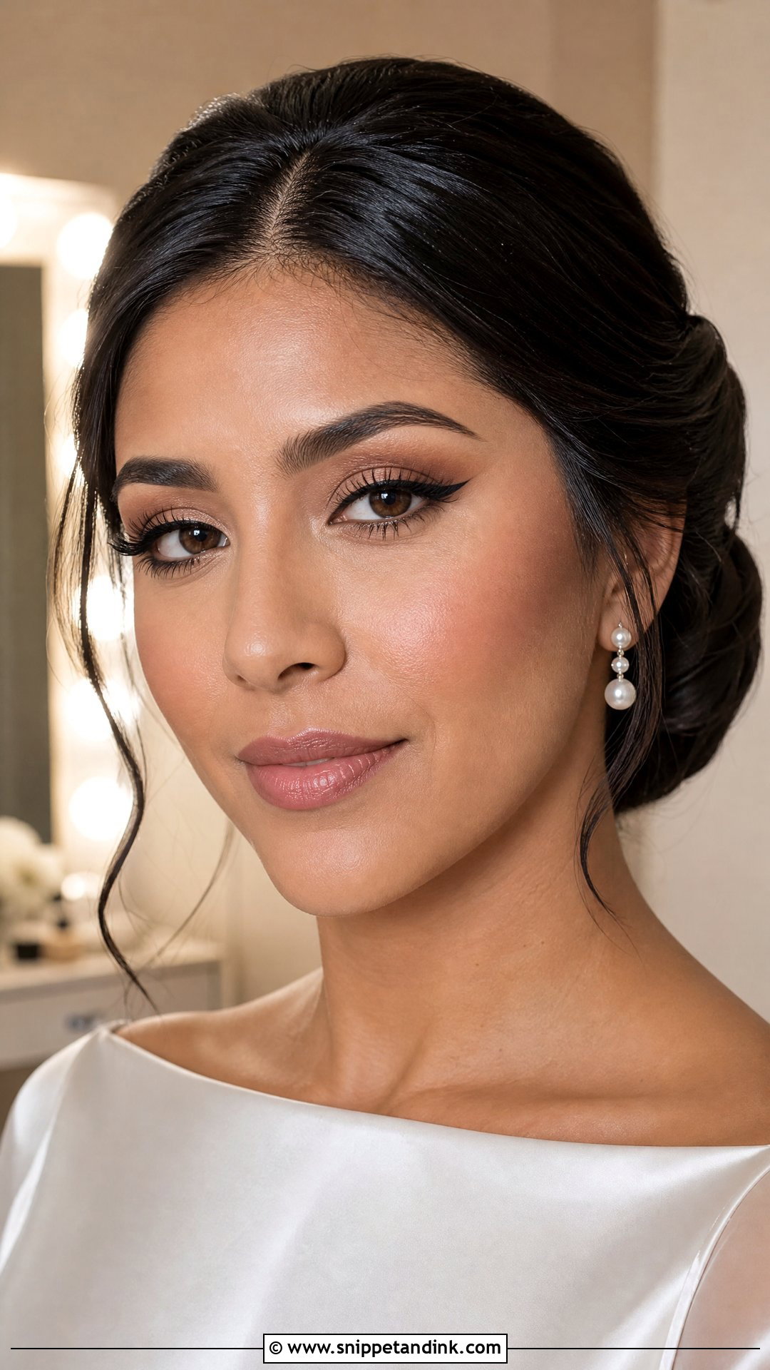 Vintage Winged Liner Wedding Makeup - Snippet and Ink - 20 Vintage Wedding Makeup Looks