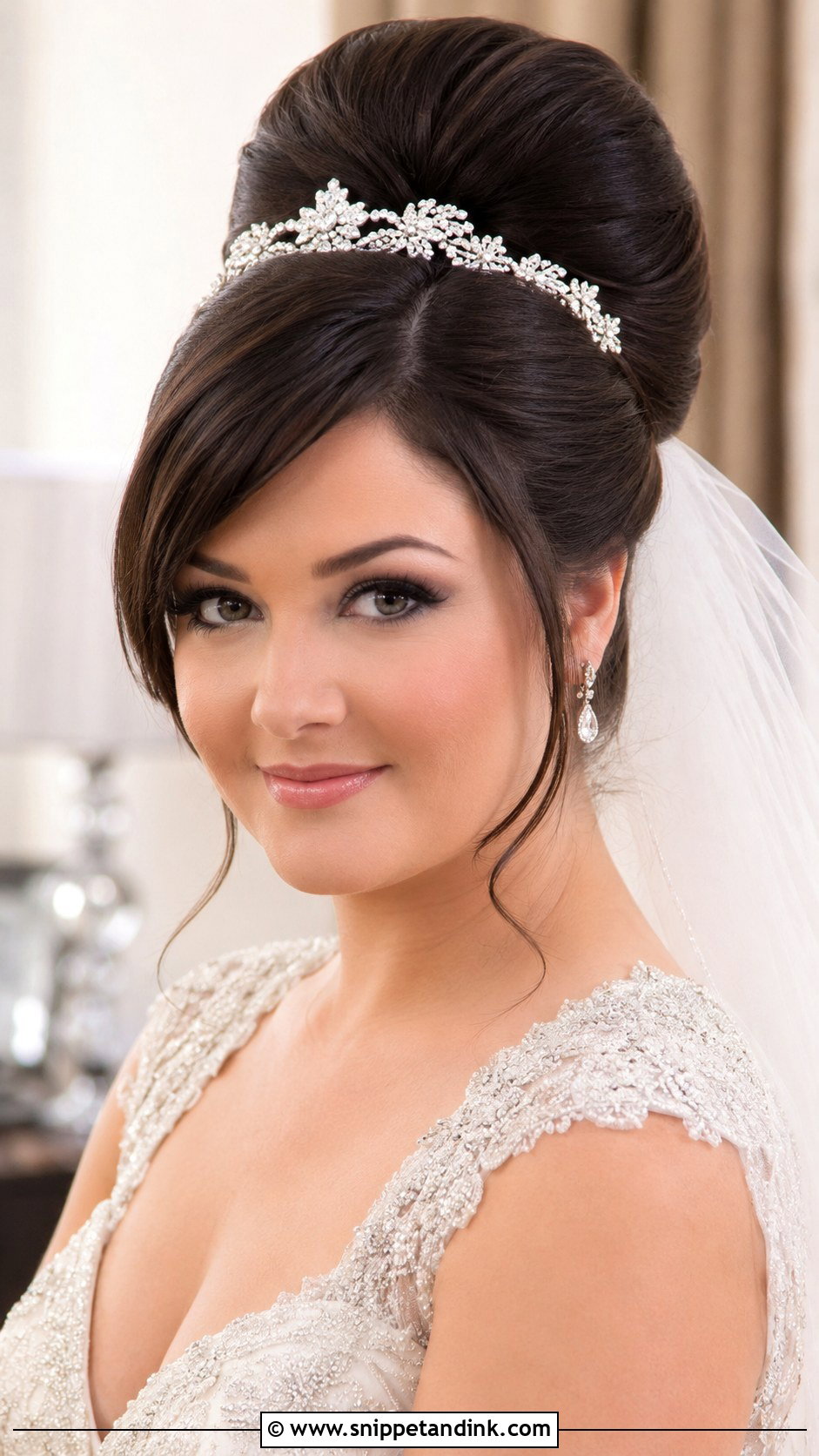 Voluminous Beehive Updo - Snippet and Ink - 25 Round Face Hairstyles for Wedding
