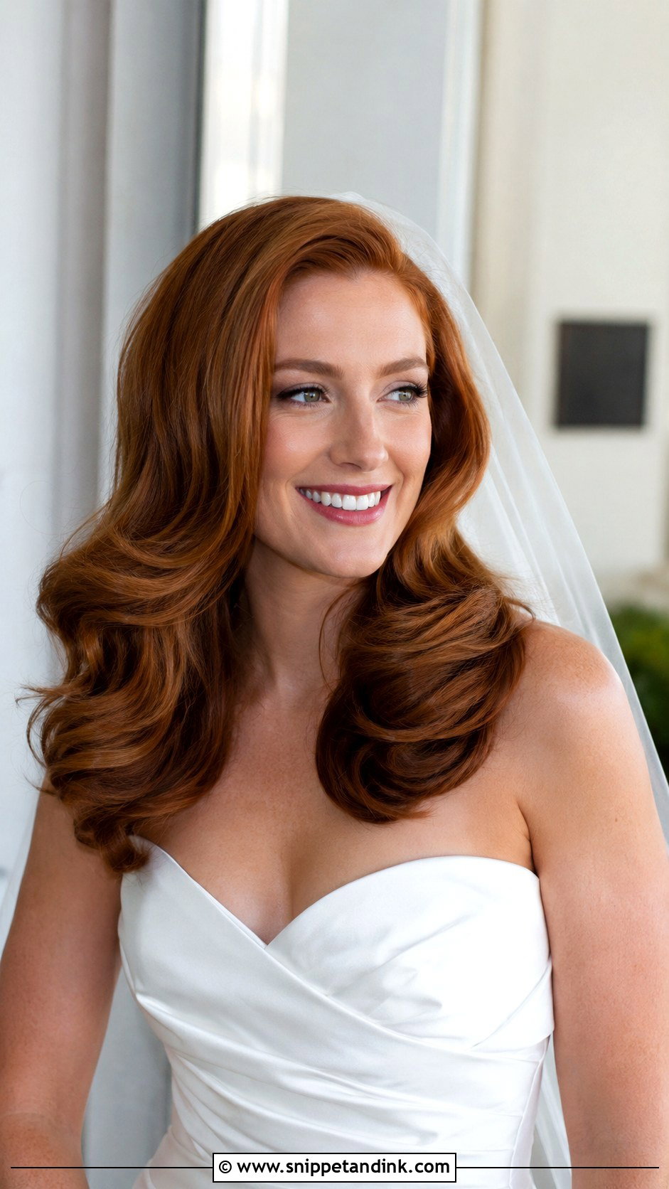 Voluminous Blowout - Snippet and Ink - 20 Bridal Hairstyles Front Look