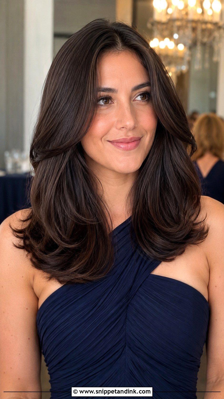 Voluminous Blowout - Snippet and Ink - 30 Medium Length Hair Styles Wedding Guest