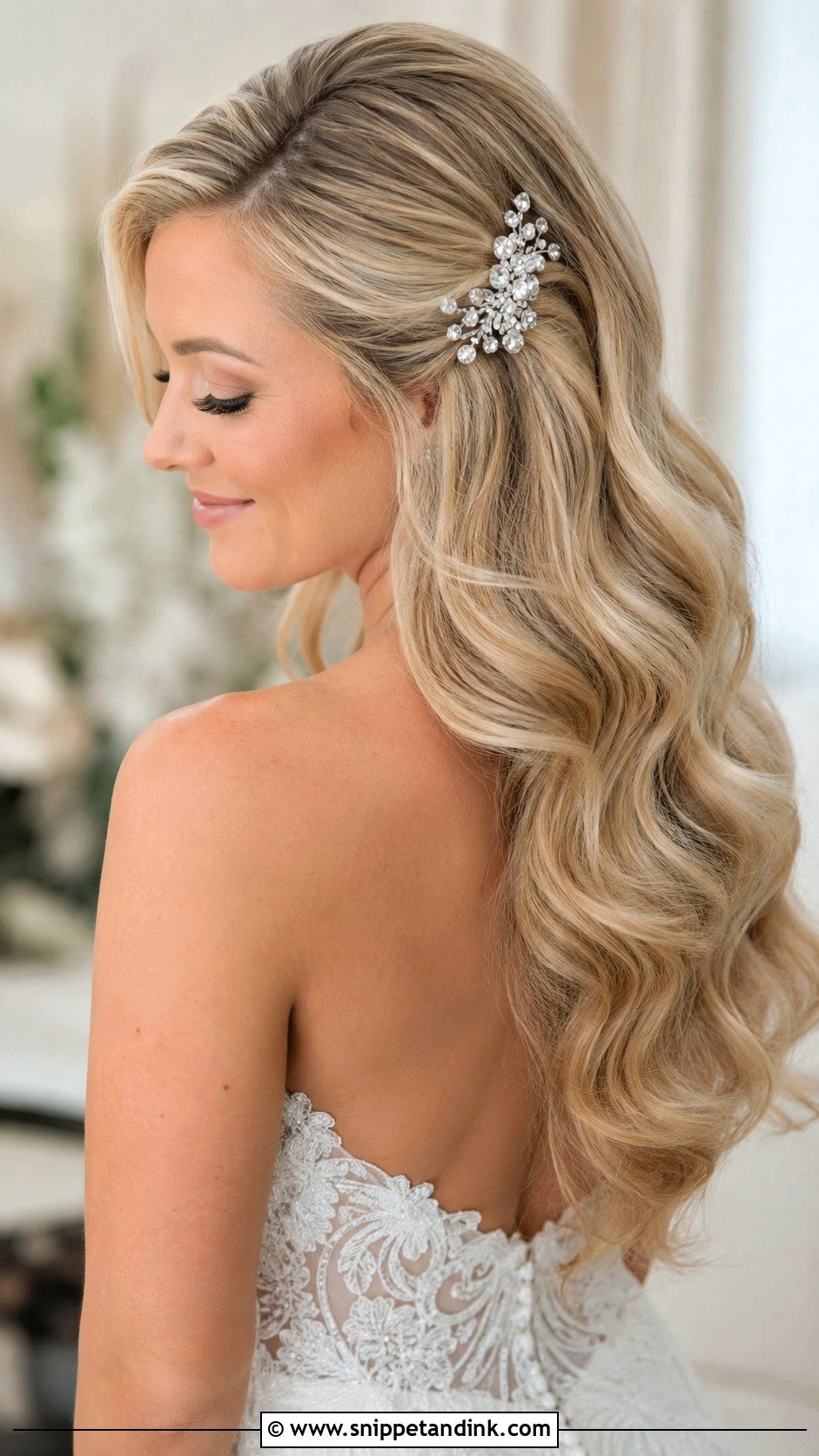 Voluminous Blowout - Snippet and Ink - 30 Wedding Hairstyles for Medium Hair