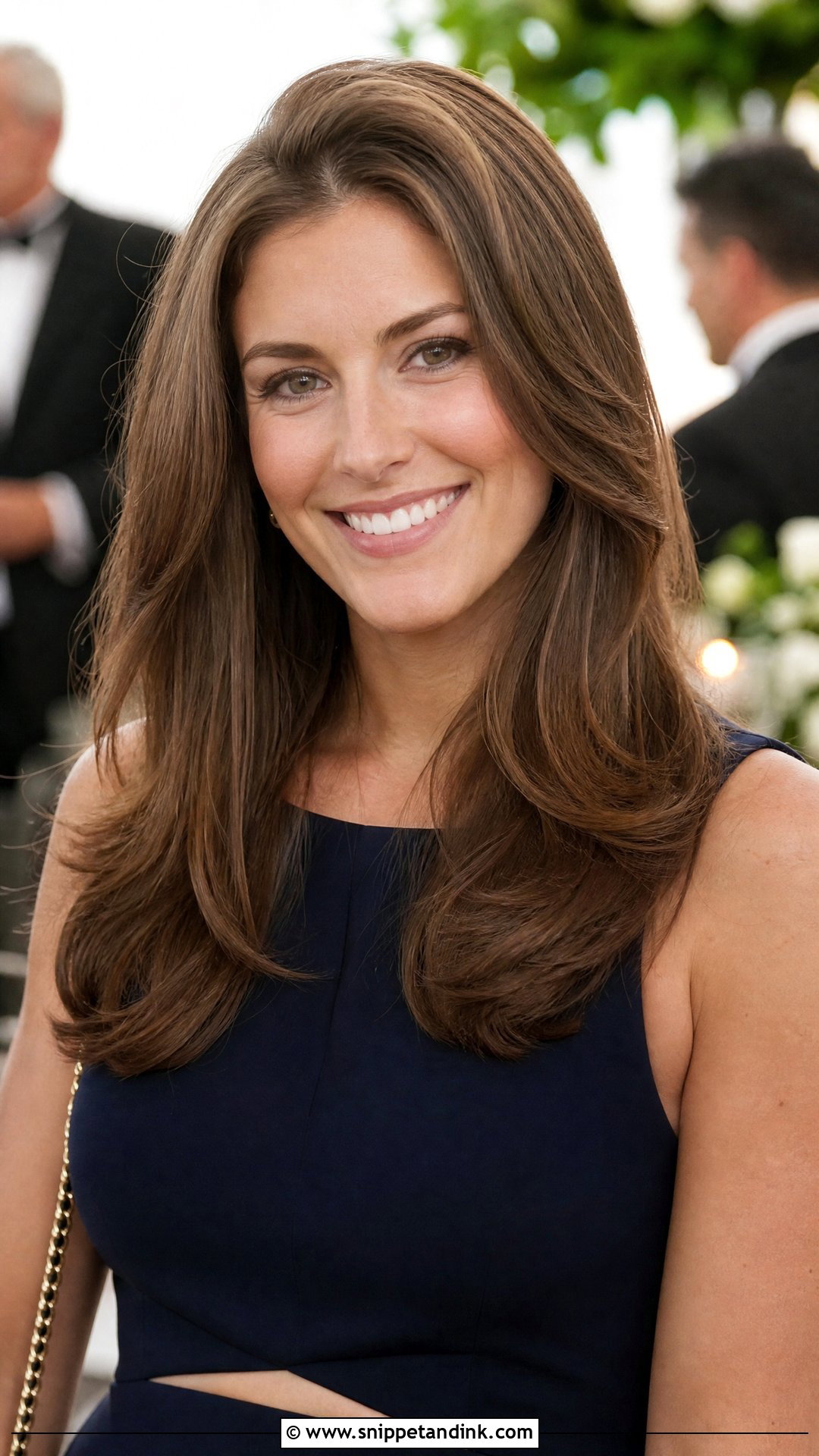 Voluminous Blowout - Snippet and Ink - 20 Medium Length Hair Styles for Wedding Guest