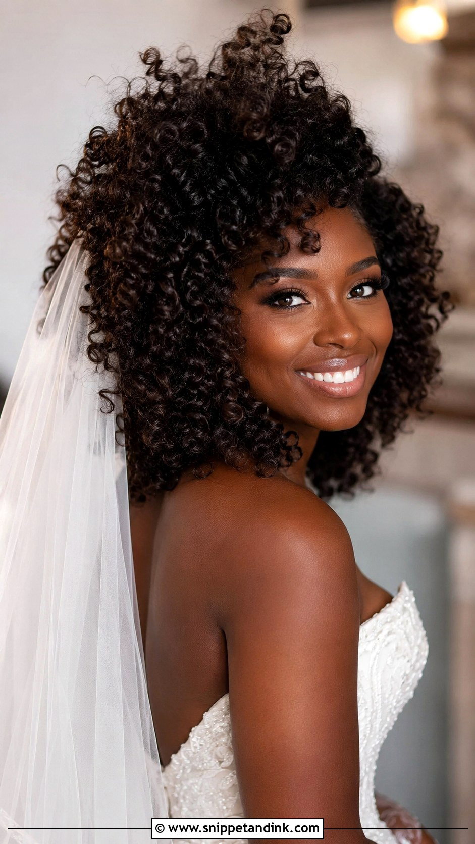Voluminous Blowout for Curly Hair - Snippet and Ink - 30 Bridal Blowout Hair Ideas