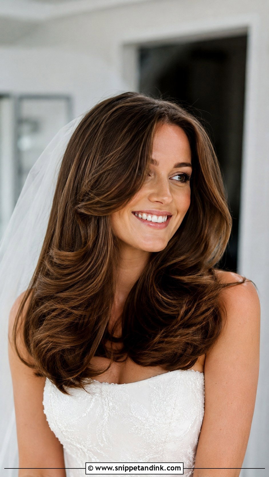 Voluminous Blowout with Bouncy Ends - Snippet and Ink - 30 Classy Wedding Hair Down Ideas