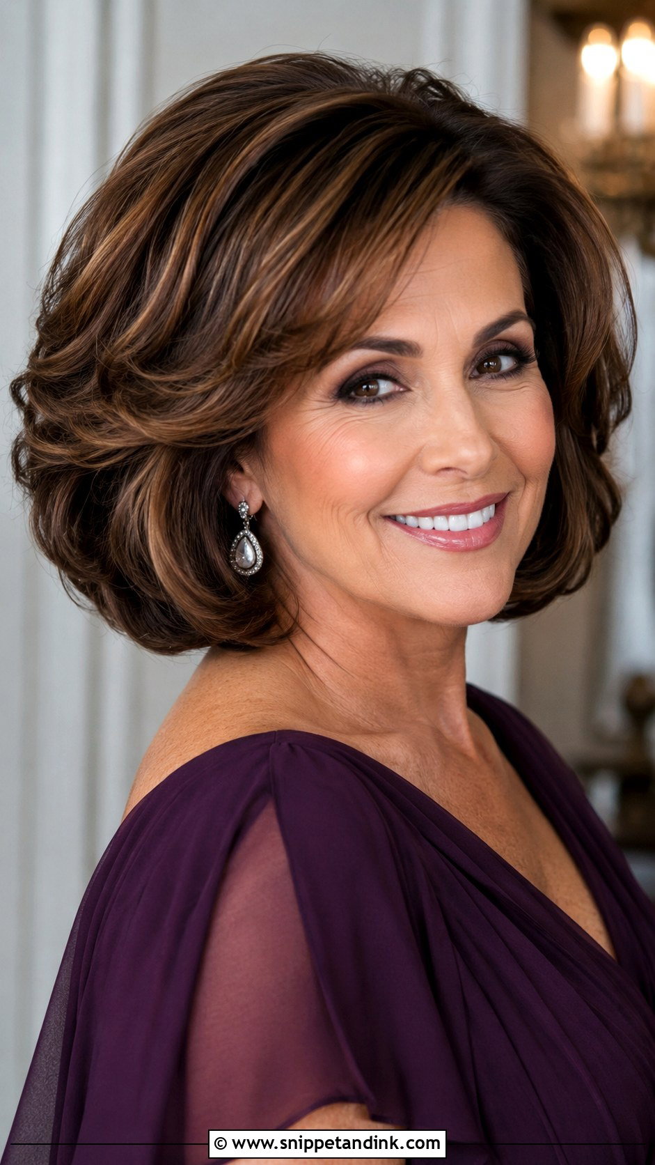 Voluminous Bob For Mother Of The Bride - Snippet and Ink - 15 Mother of the Bride Bob Hairstyles