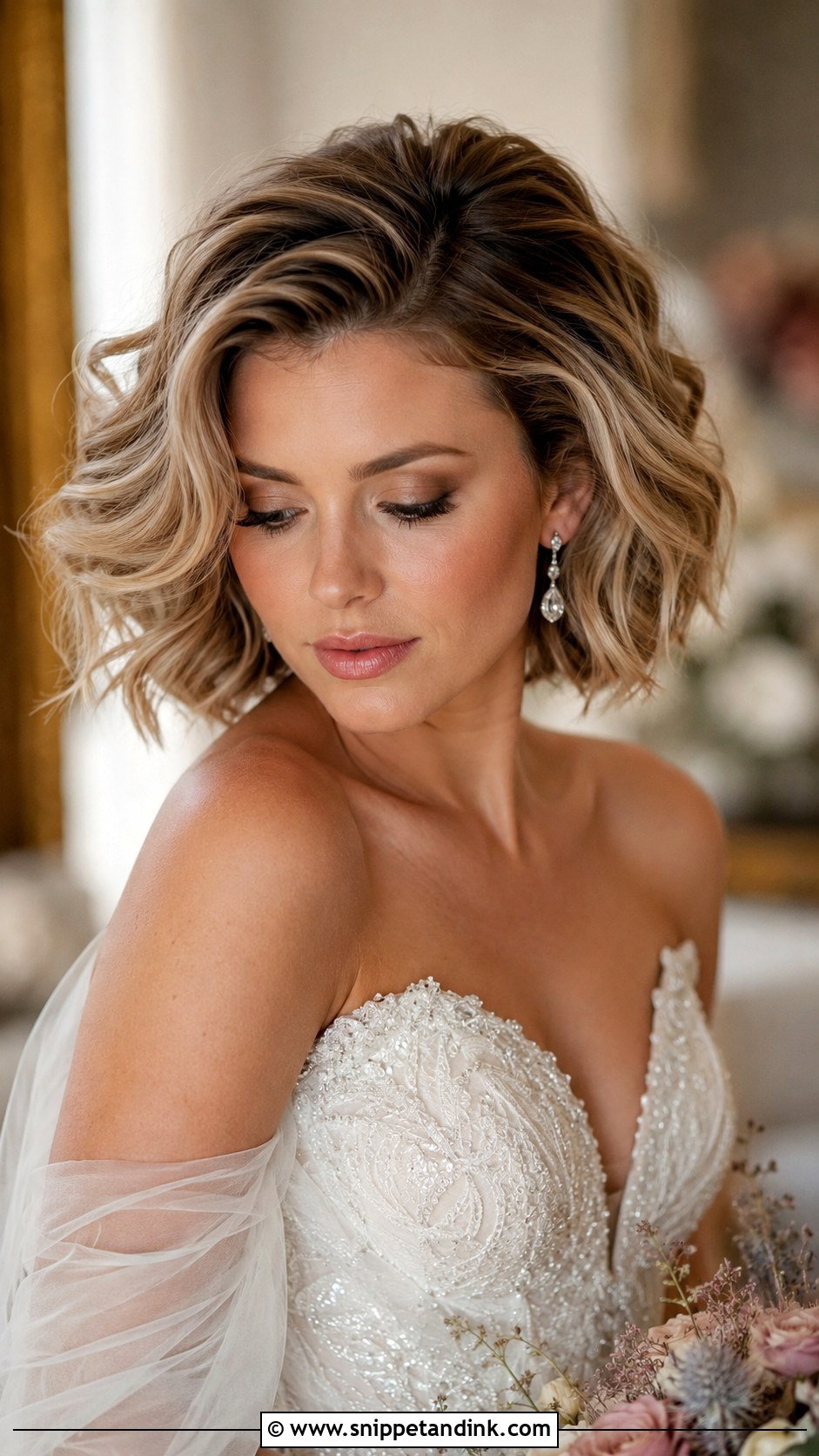 Voluminous Bob With Deep Waves - Snippet and Ink - 20 Short Hair Dos for Wedding Ideas