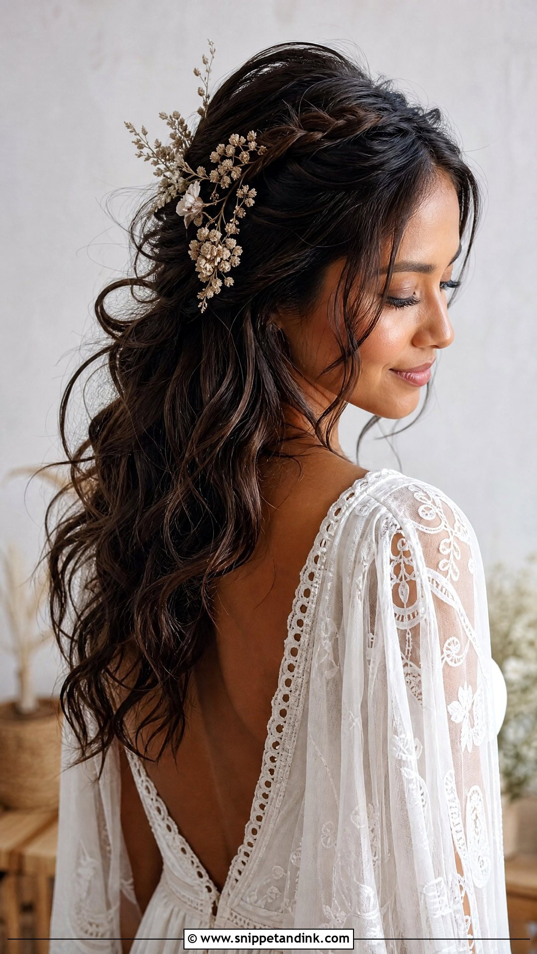 Voluminous Boho Wedding Hair - Snippet and Ink - 20 Voluminous Wedding Hair Ideas