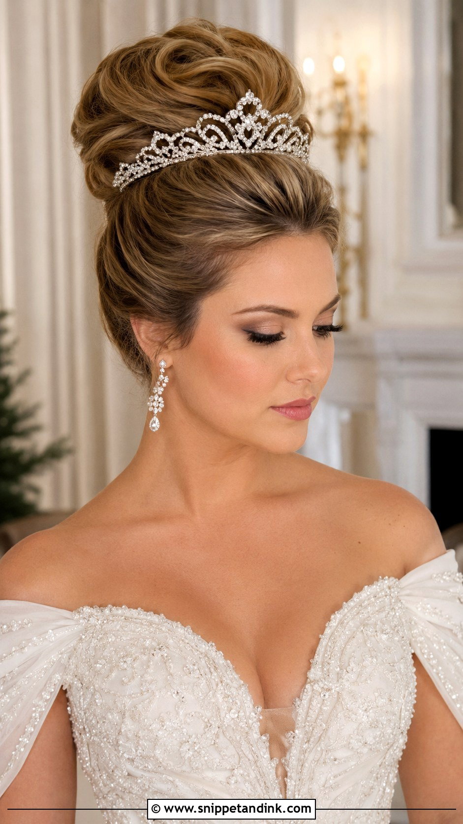 Voluminous Bouffant Updo - Snippet and Ink - 20 Hollywood Glam Wedding Hair Ideas