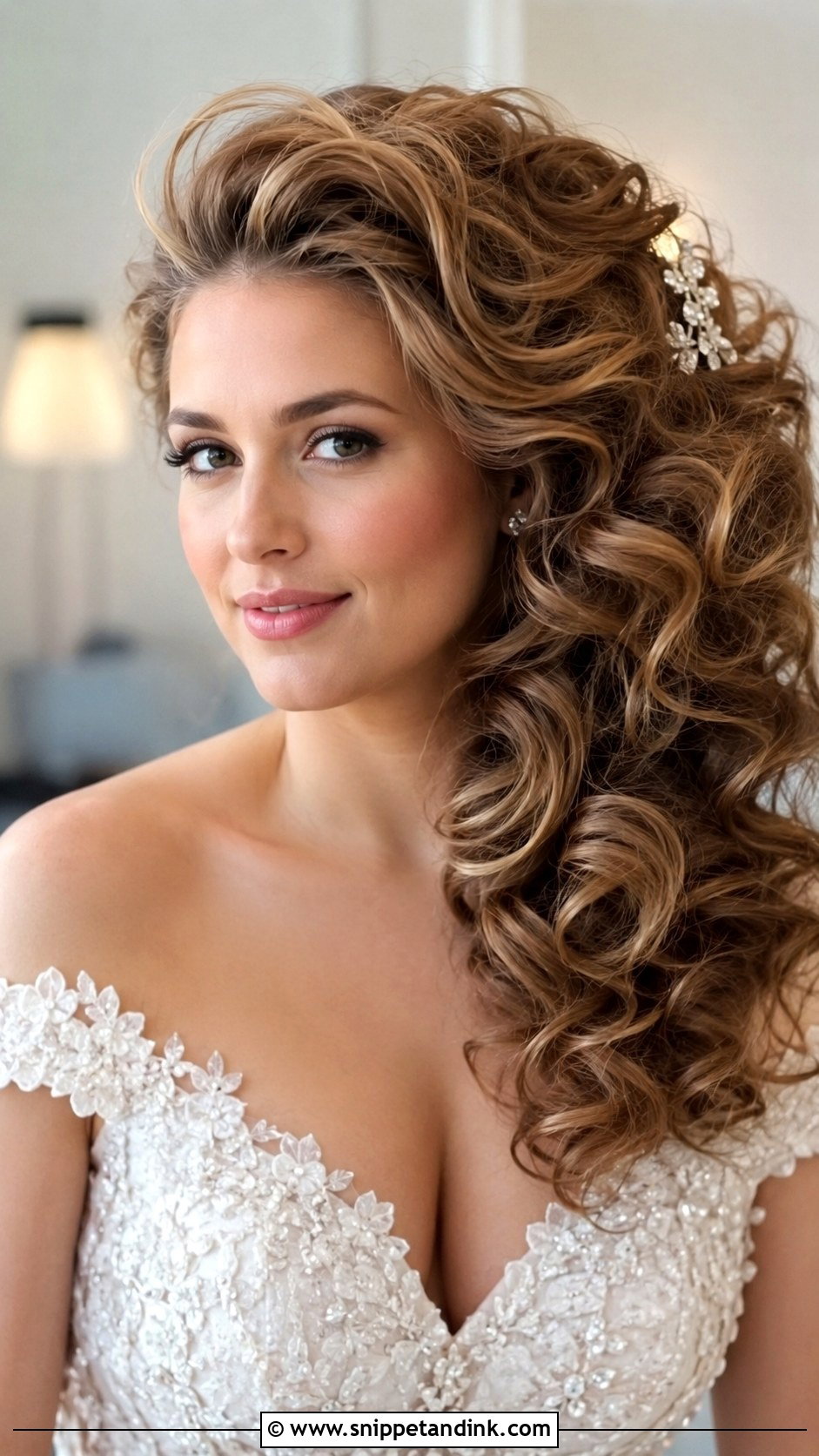 Voluminous Bouncy Curls - Snippet and Ink - 20 Wedding Hairstyle Down Ideas