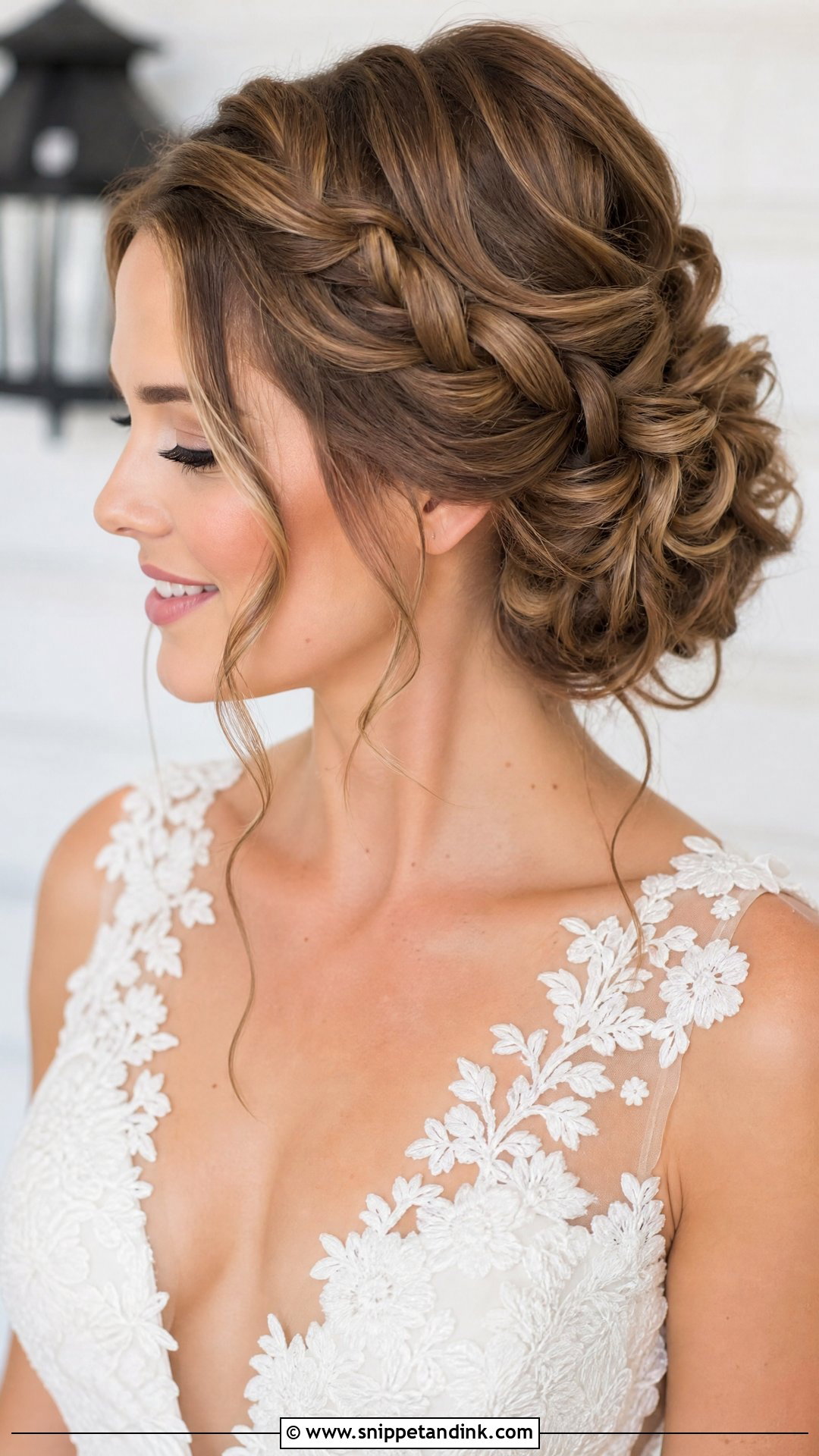 Voluminous Braided Bridal Updo - Snippet and Ink - 20 Voluminous Bridal Hair Ideas