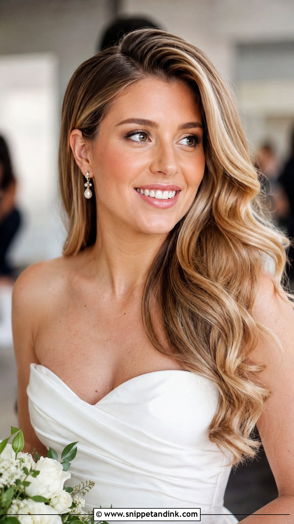 Voluminous Bridal Blowout - Snippet and Ink - 25 Brides Hair