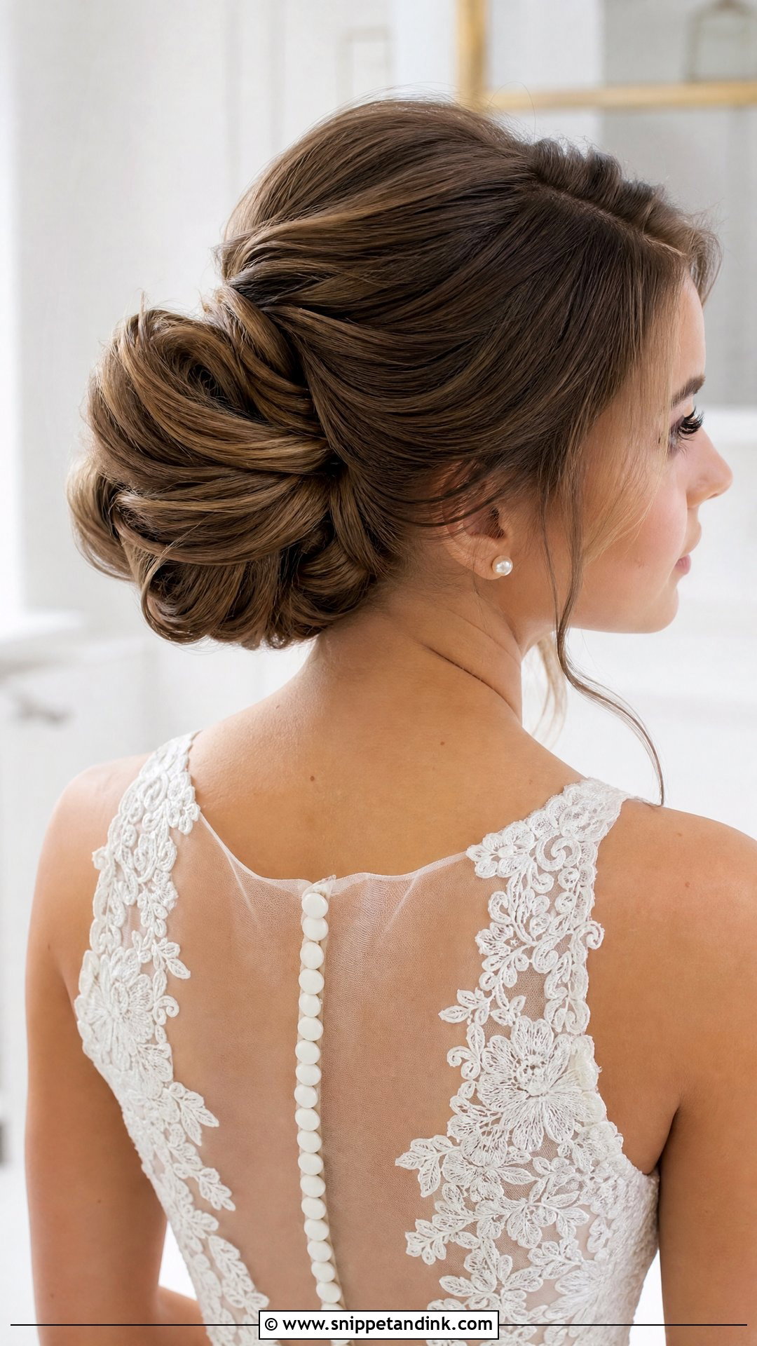 Voluminous Bridal Chignon - Snippet and Ink - 20 Voluminous Bridal Hair Ideas
