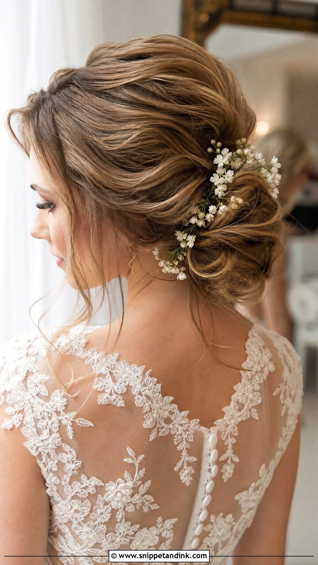 Voluminous Bridal Hair With Flowers - Snippet and Ink - 20 Voluminous Bridal Hair Ideas