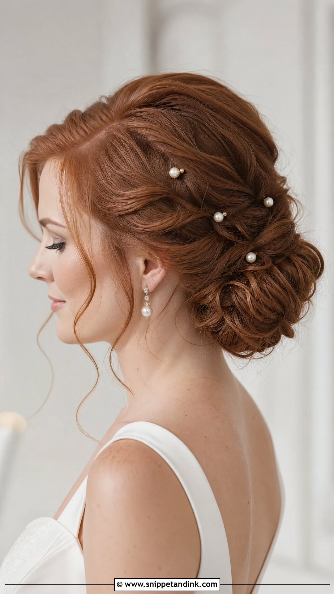 Voluminous Bridal Hair With Pearl Pins - Snippet and Ink - 20 Voluminous Bridal Hair Ideas
