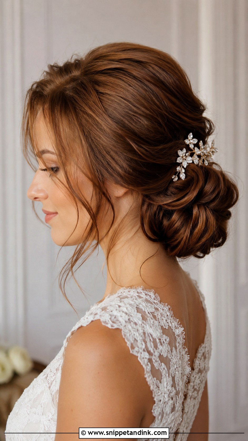 Voluminous Chignon Bridal Hair - Snippet and Ink - 15 Volume Bridal Hair Ideas