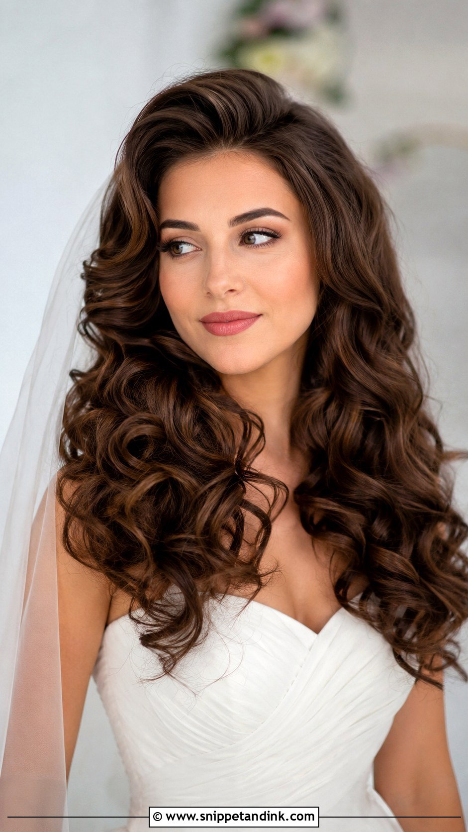 Voluminous Curls All Down - Snippet and Ink - 25 Curled Wedding Hair Ideas