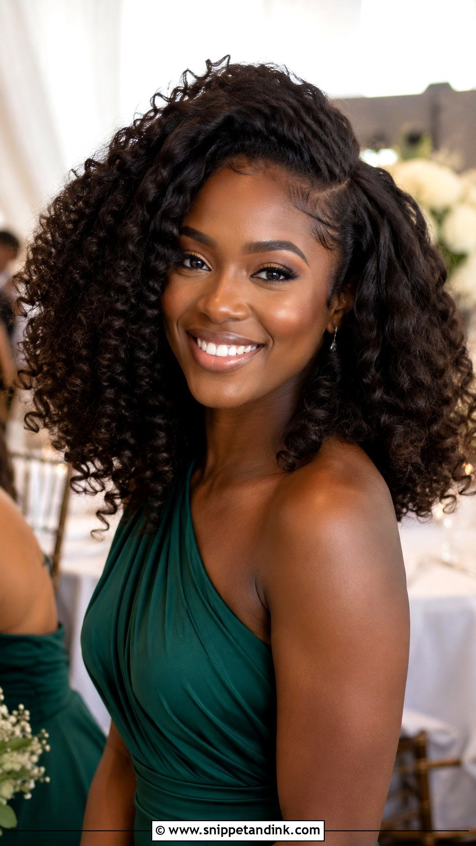 Voluminous Curls Bridesmaid Hairstyle - Snippet and Ink - 25 Bridesmaid Hairstyles