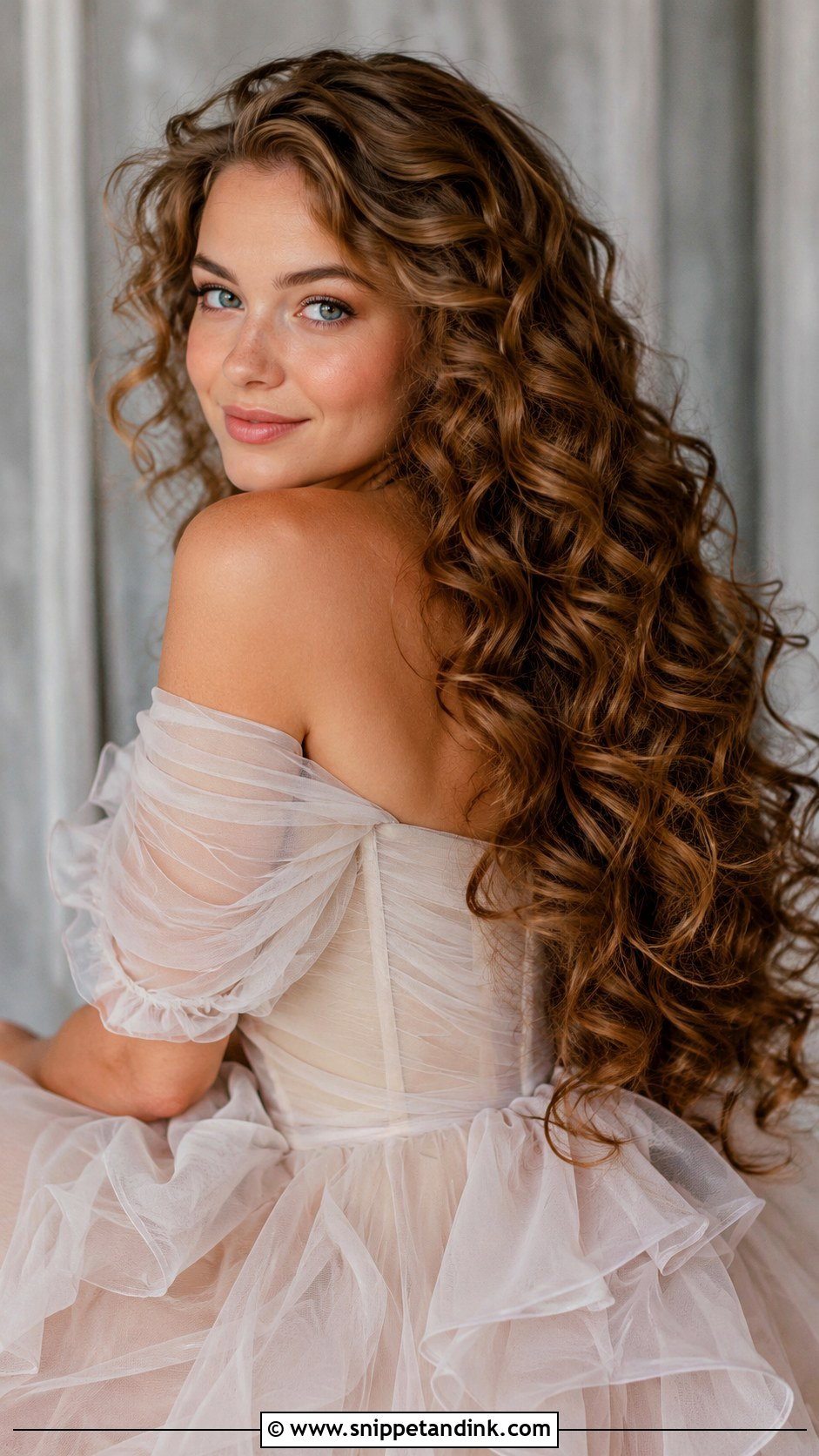 Voluminous Curls Down - Snippet and Ink - 25 Hairstyle for Wedding Function Ideas