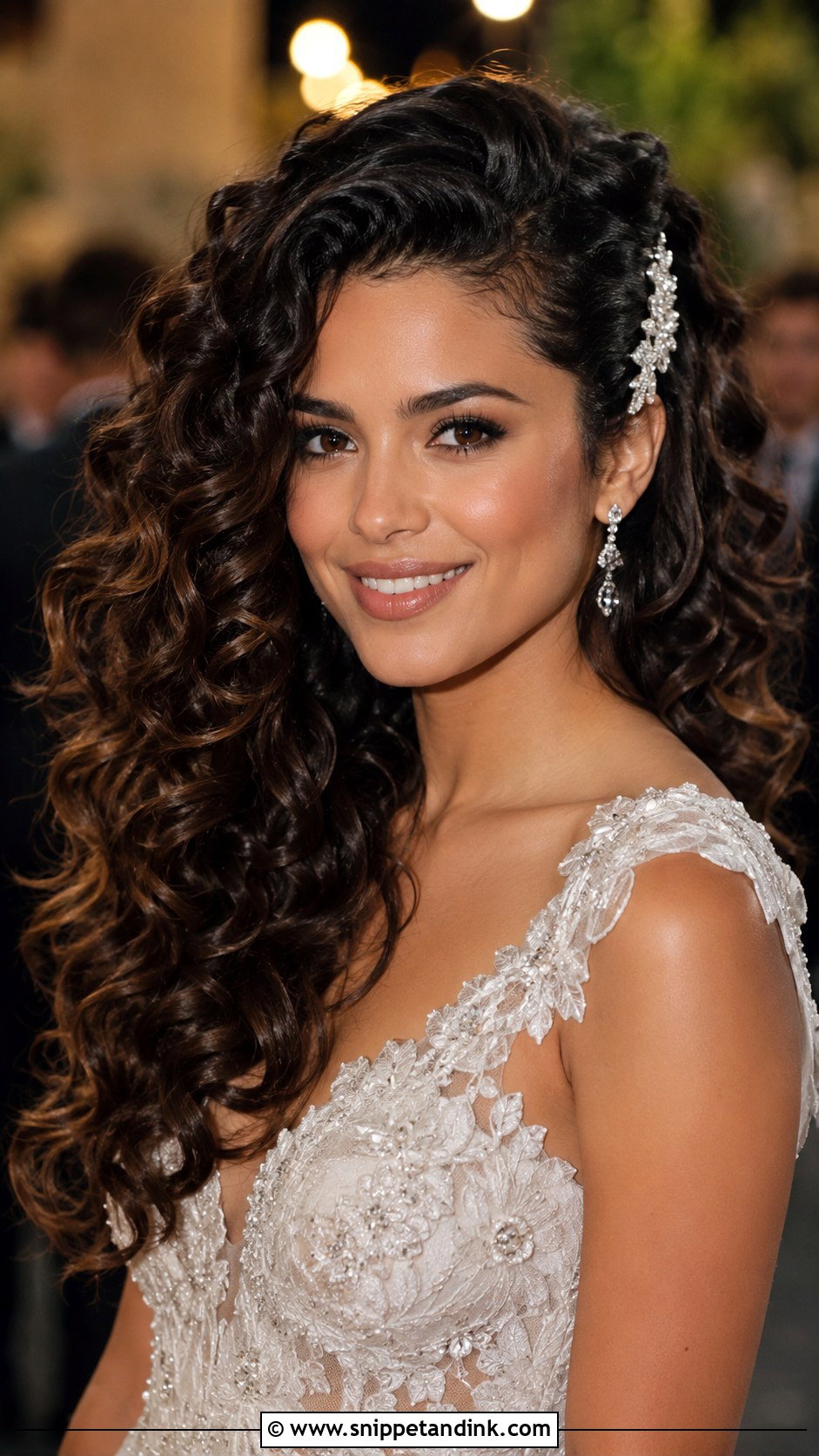 Voluminous Curls Down - Snippet and Ink - 25 Summer Wedding Hairstyles