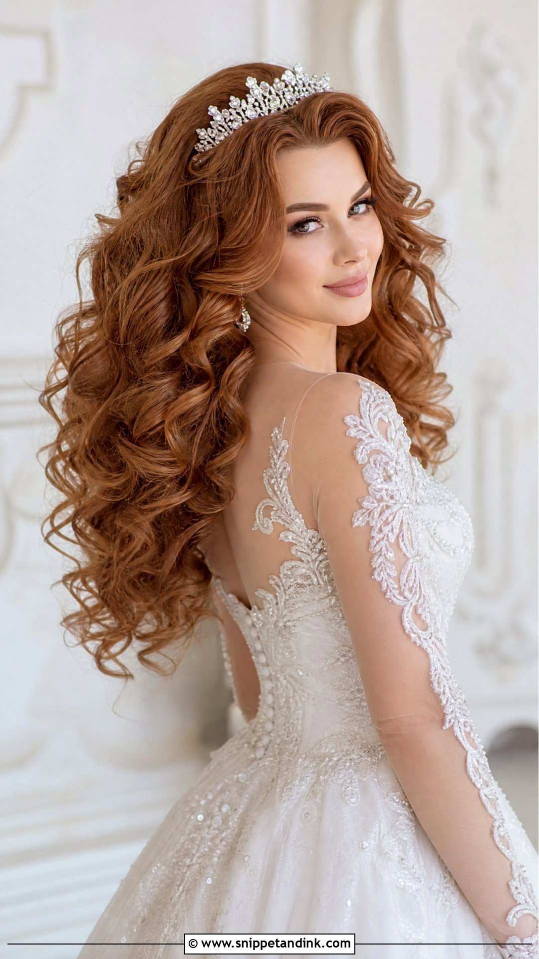 Voluminous Curls Wedding Hair - Snippet and Ink - 20 Long Hair Wedding Styles All Down