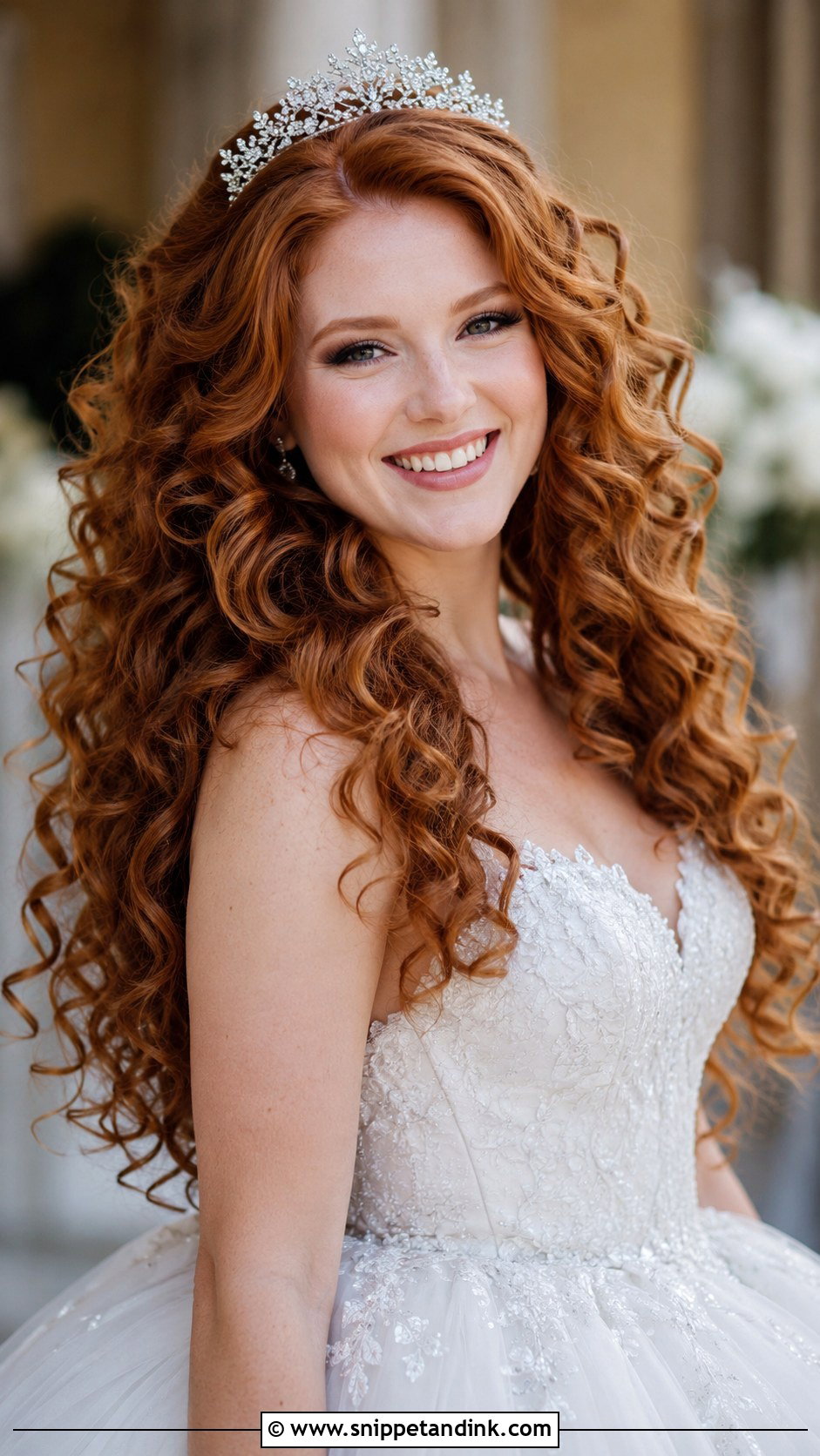 Voluminous Curls Wedding Hair Down - Snippet and Ink - 35 Wedding Hair Down Ideas