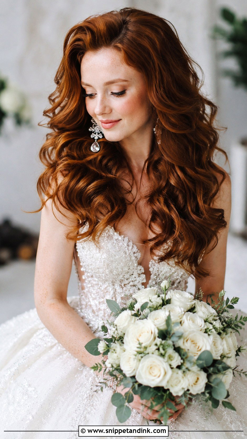Voluminous Curls Wedding Hair Down - Snippet and Ink - 25 Wedding Hair Down with Curls