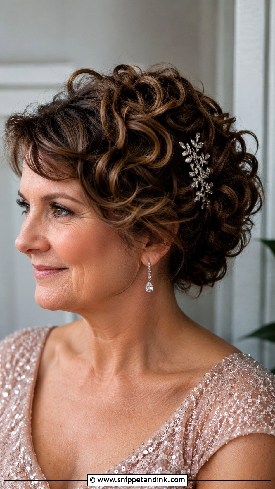 Voluminous Curls for Short Hair - Snippet and Ink - 25 Mother of Bride Wedding Hair Ideas