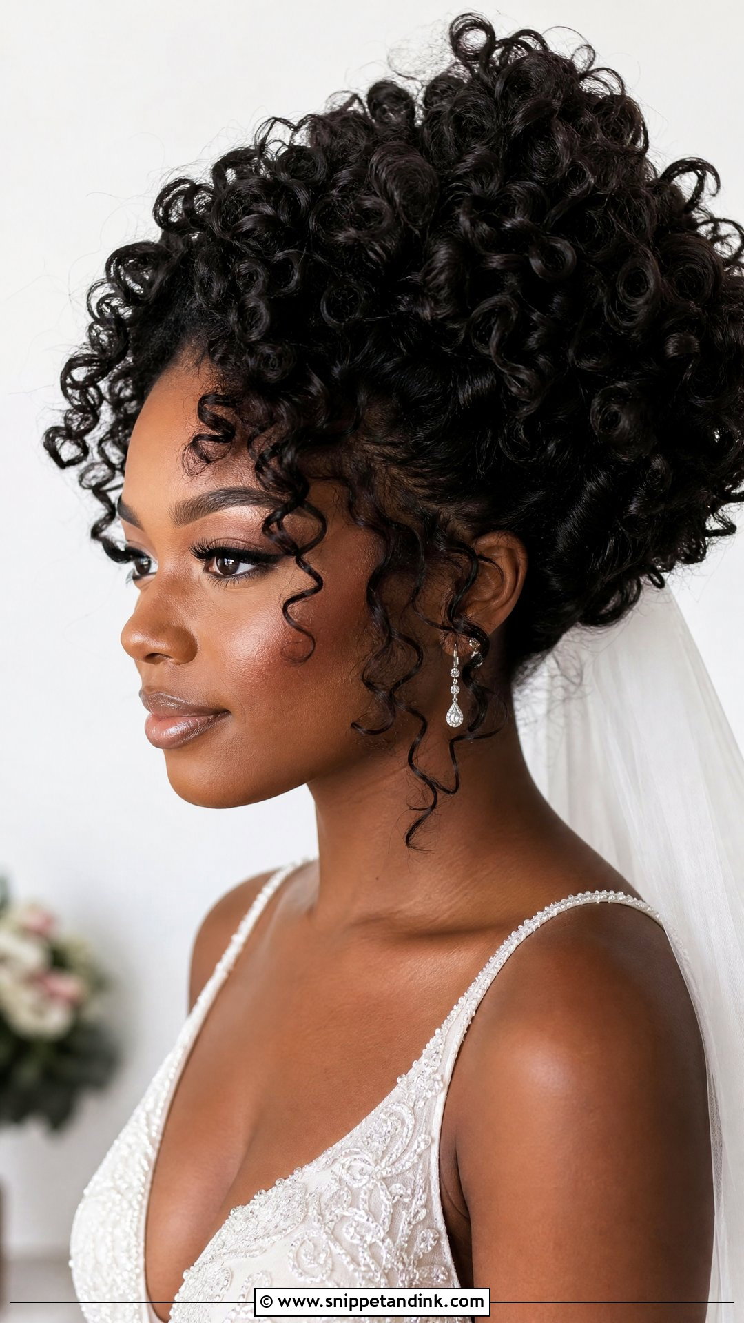 Voluminous Curly Bridal Updo - Snippet and Ink - 20 Voluminous Bridal Hair Ideas