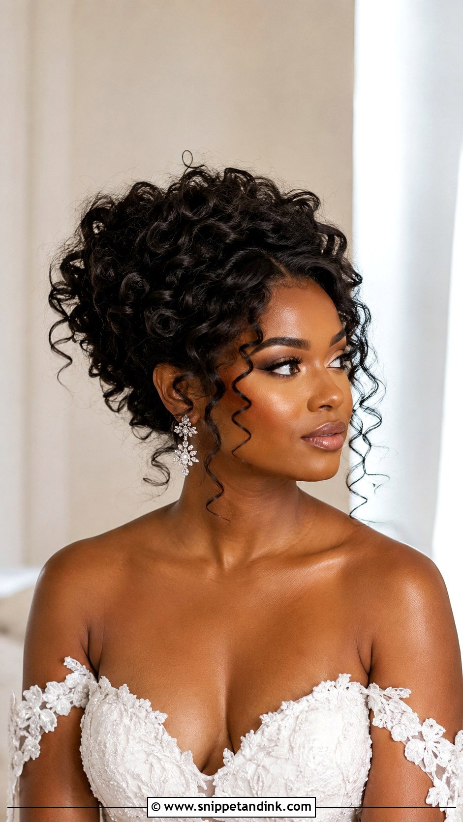 Voluminous Curly Updo - Snippet and Ink - 20 Bridal Long Hairstyles