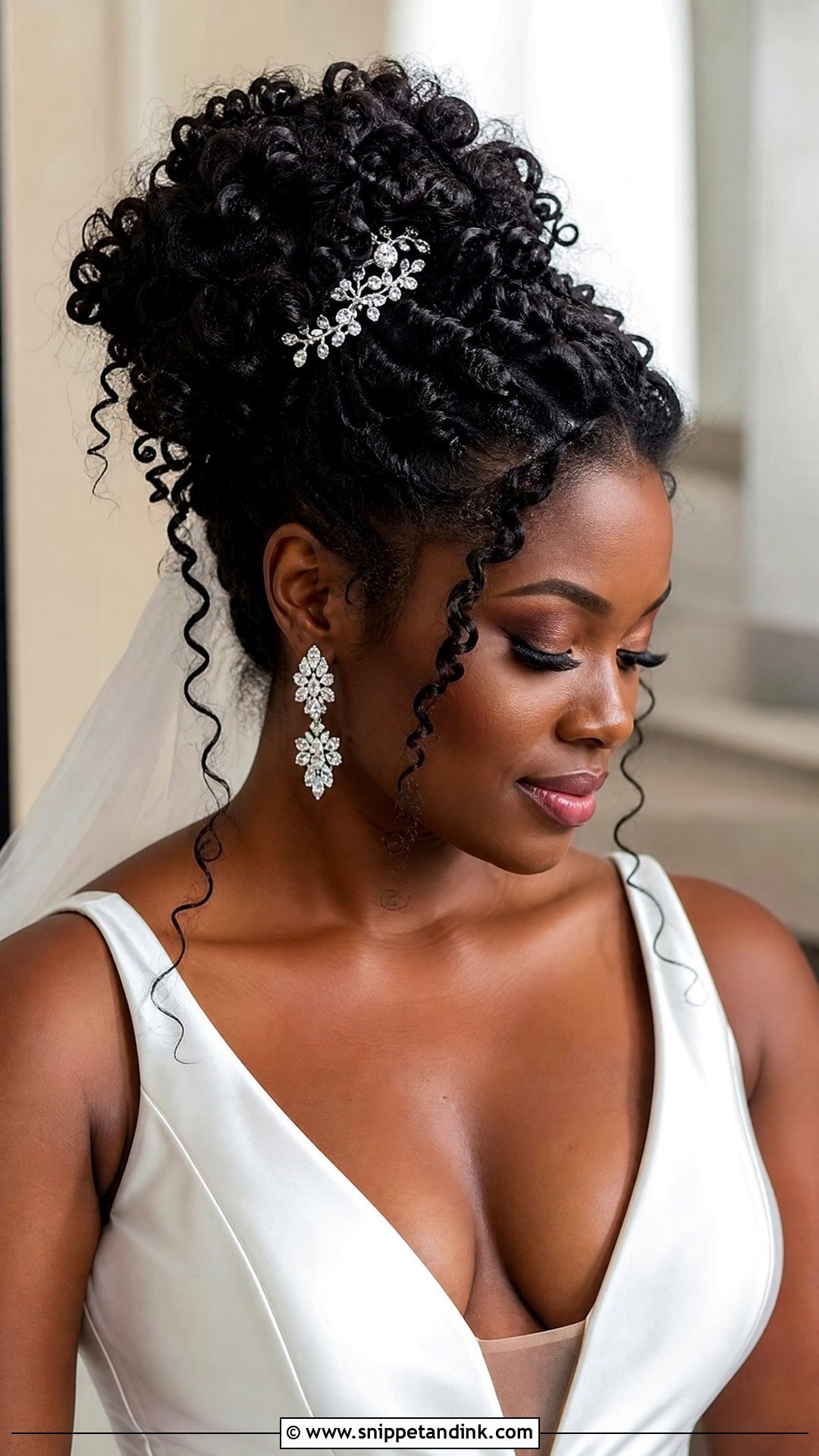 Voluminous Curly Updo - Snippet and Ink - 20 Timeless Wedding Hairstyles