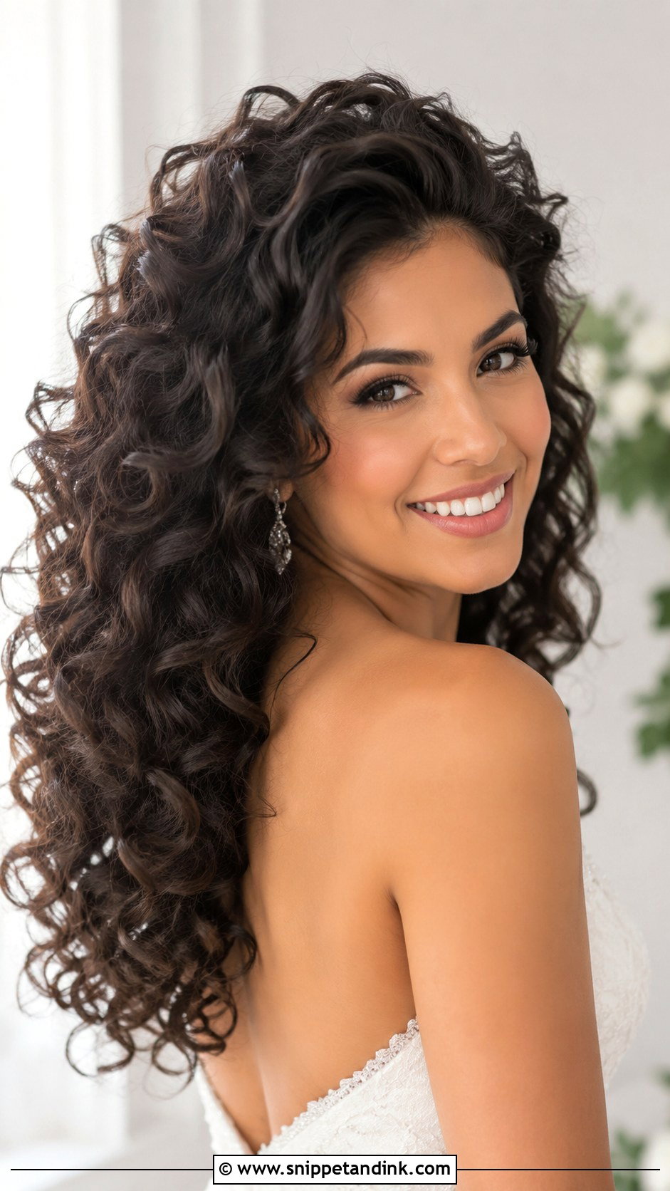 Voluminous Curly Wedding Hairstyle Down - Snippet and Ink - 20 Wedding Hairstyles Curls