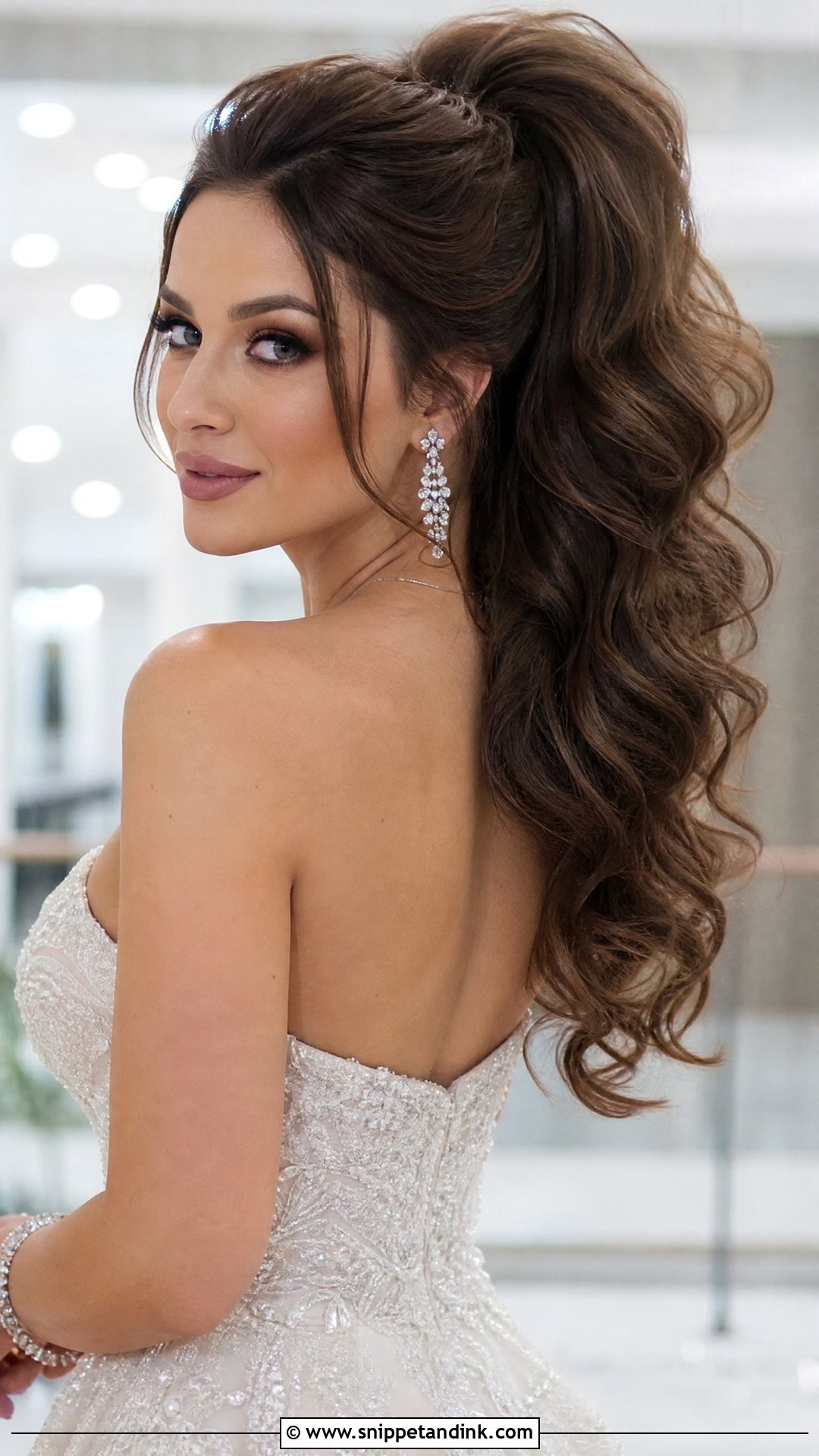 Voluminous High Ponytail for Wedding - Snippet and Ink - 20 High Ponytail Hairstyles for Wedding