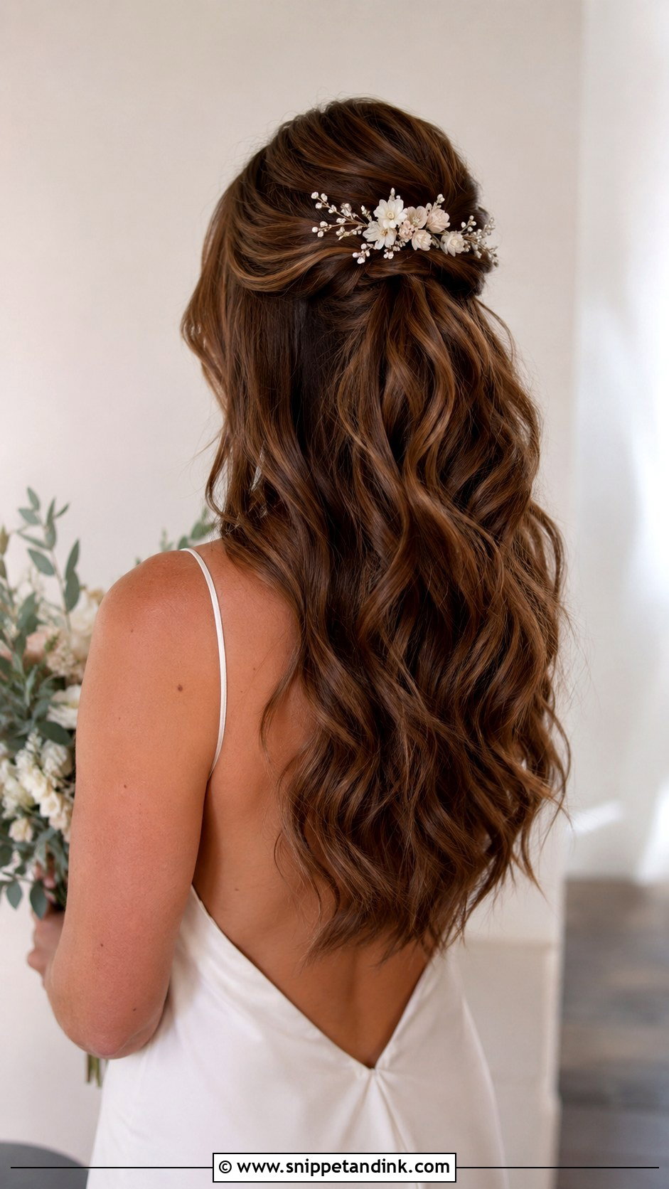 Voluminous Long Waves Bridal Hair - Snippet and Ink - 15 Volume Bridal Hair Ideas