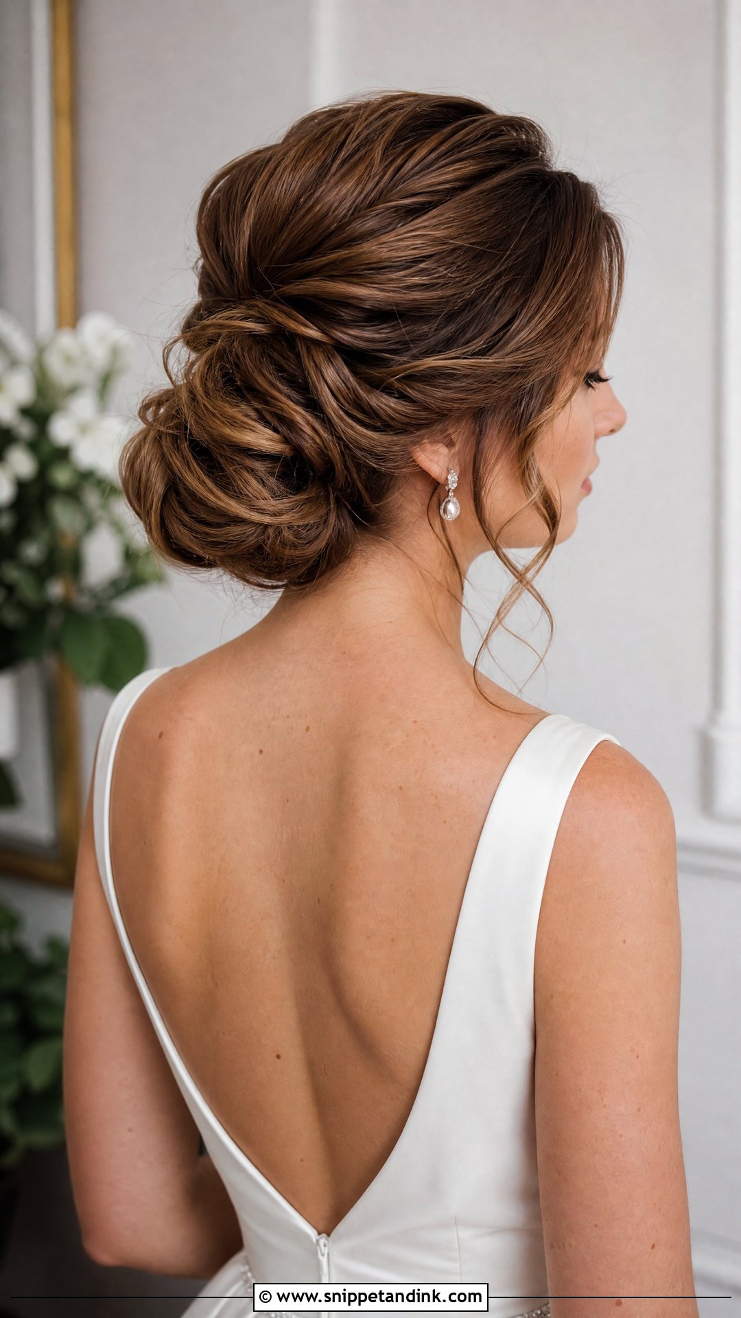 Voluminous Low Bun Bridal Hair - Snippet and Ink - 20 Voluminous Bridal Hair Ideas
