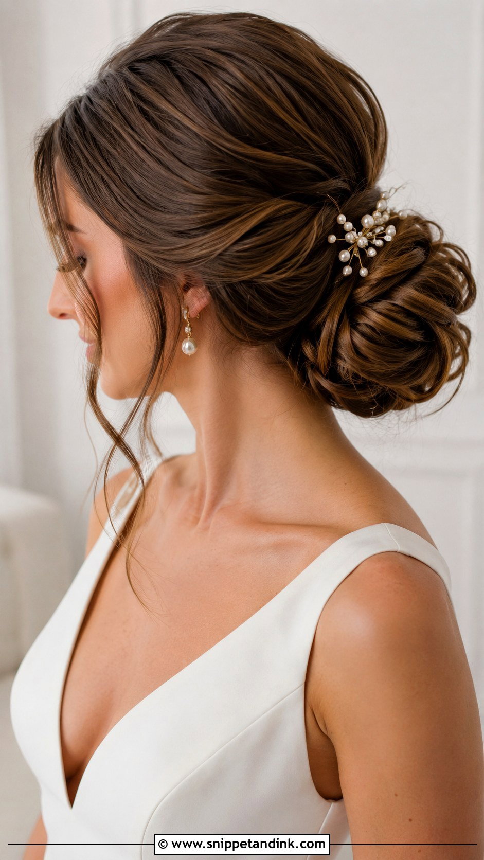 Voluminous Low Bun Wedding Hairstyle - Snippet and Ink - 15 Wedding Hairstyles Volume