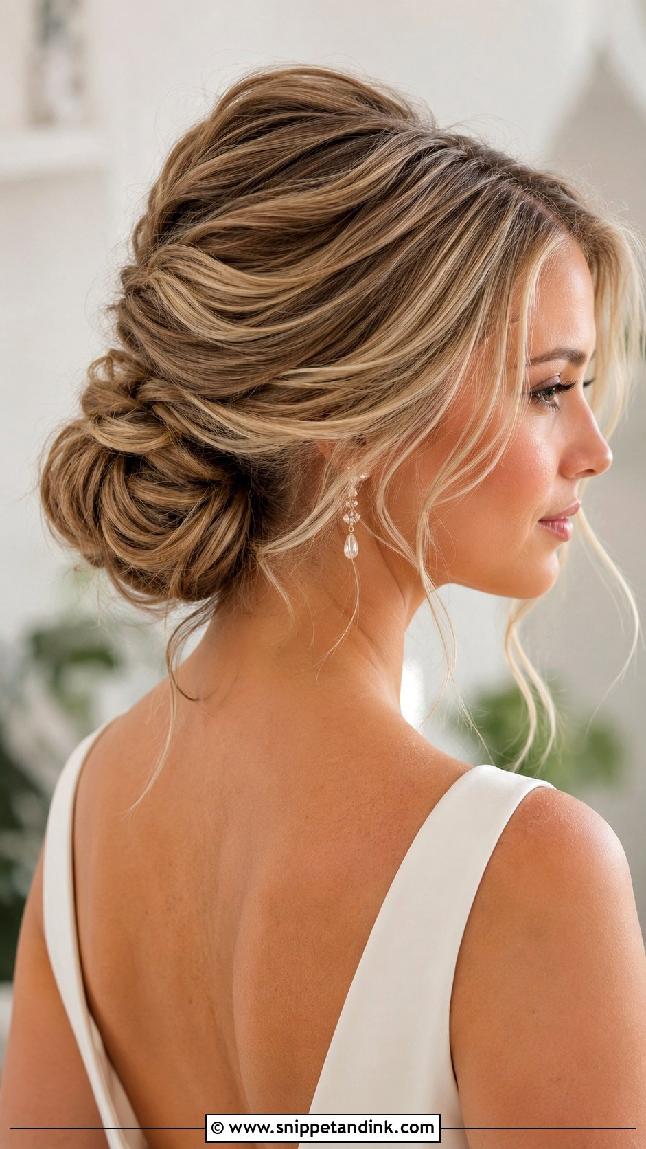 Voluminous Low Bun Wedding Updo - Snippet and Ink - 15 Voluminous Updo Wedding Ideas