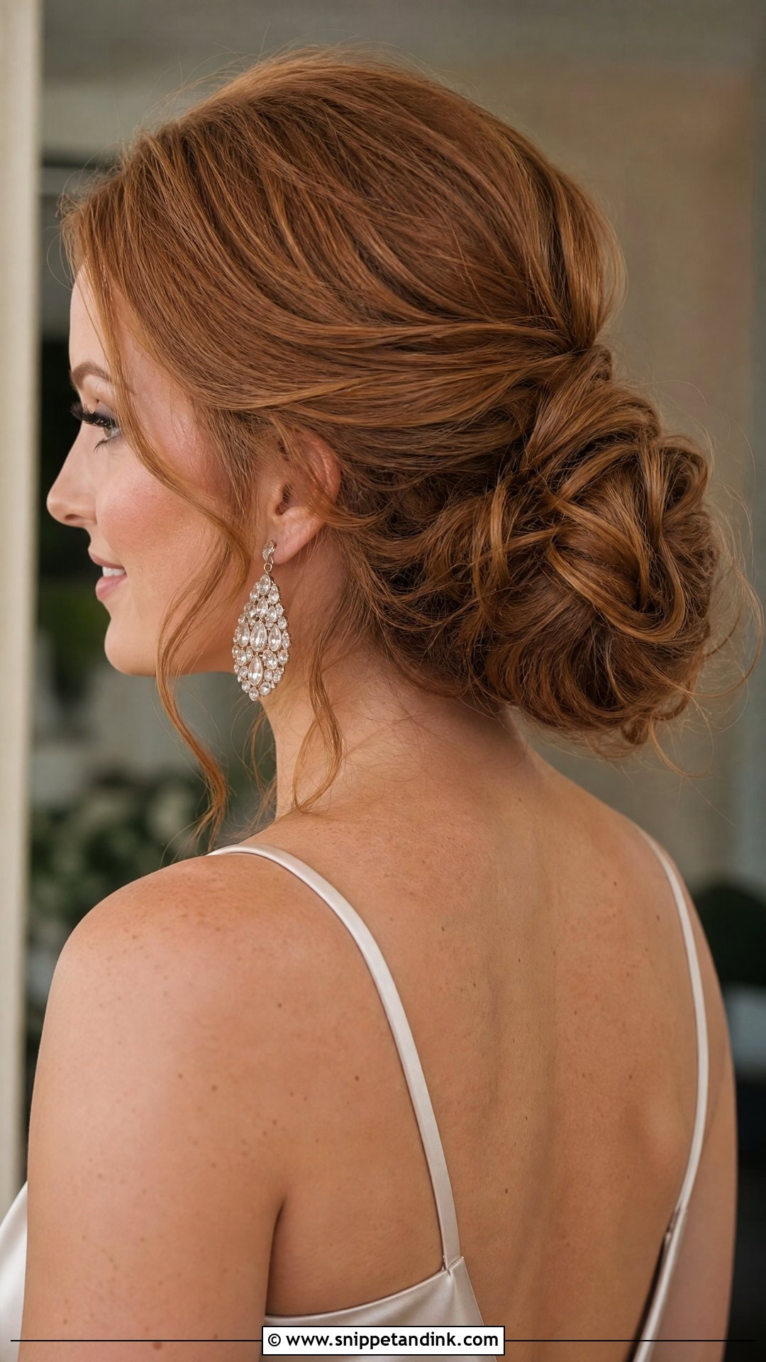 Voluminous Low Bun - Snippet and Ink - 20 Big Bridal Hair Ideas