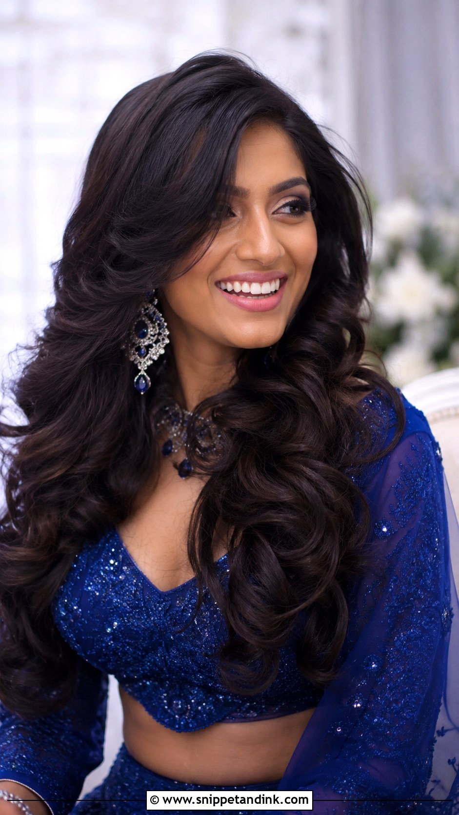 Voluminous Open Curls for Indian Wedding - Snippet and Ink - 25 Curls Open Hairstyles Indian Wedding