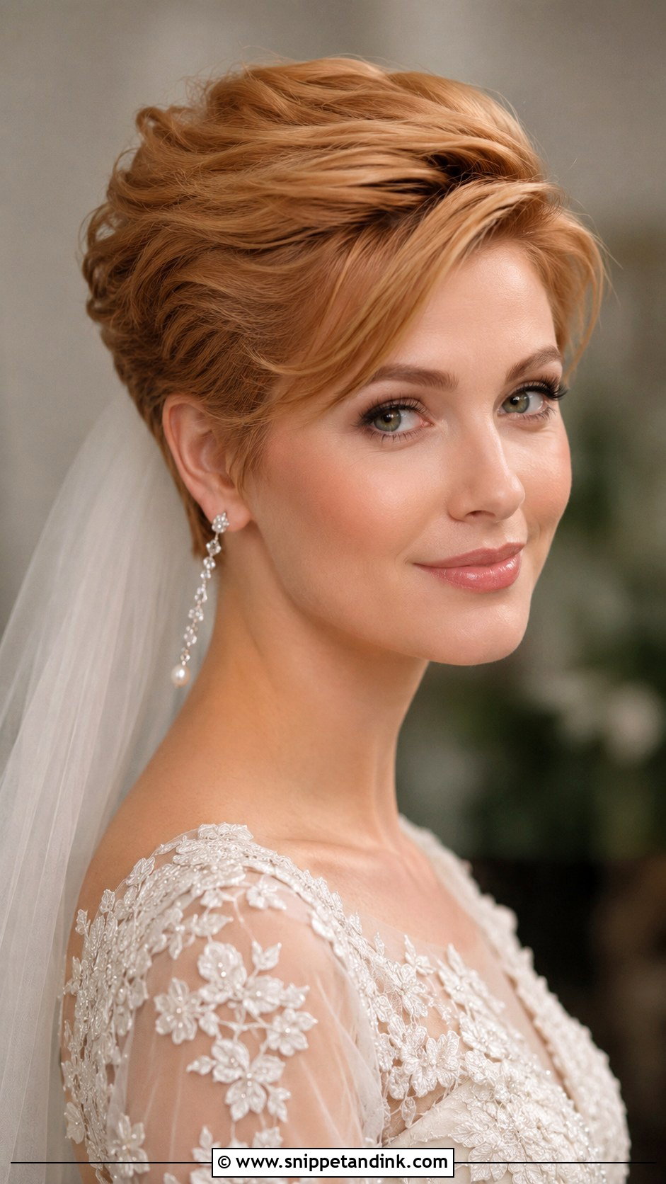 Voluminous Pixie Wedding Hairstyle - Snippet and Ink - 15 Wedding Hairstyles for Pixie Haircut