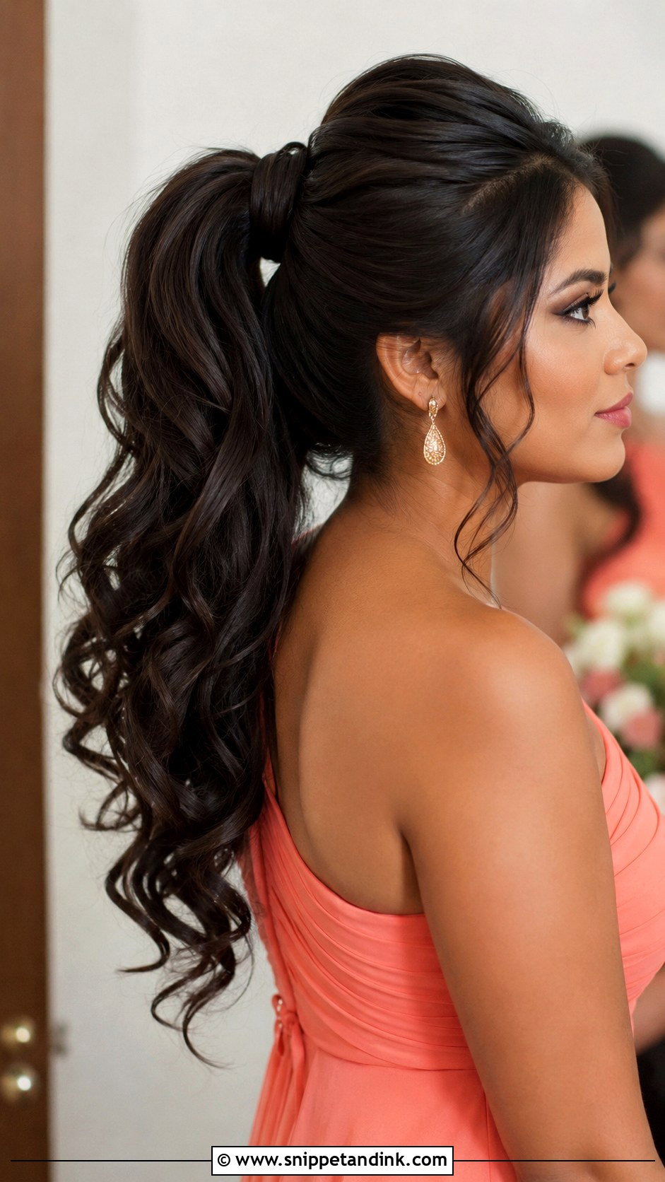 Voluminous Ponytail Bridesmaid Hairstyle - Snippet and Ink - 25 Bridesmaid Hairstyle Ideas