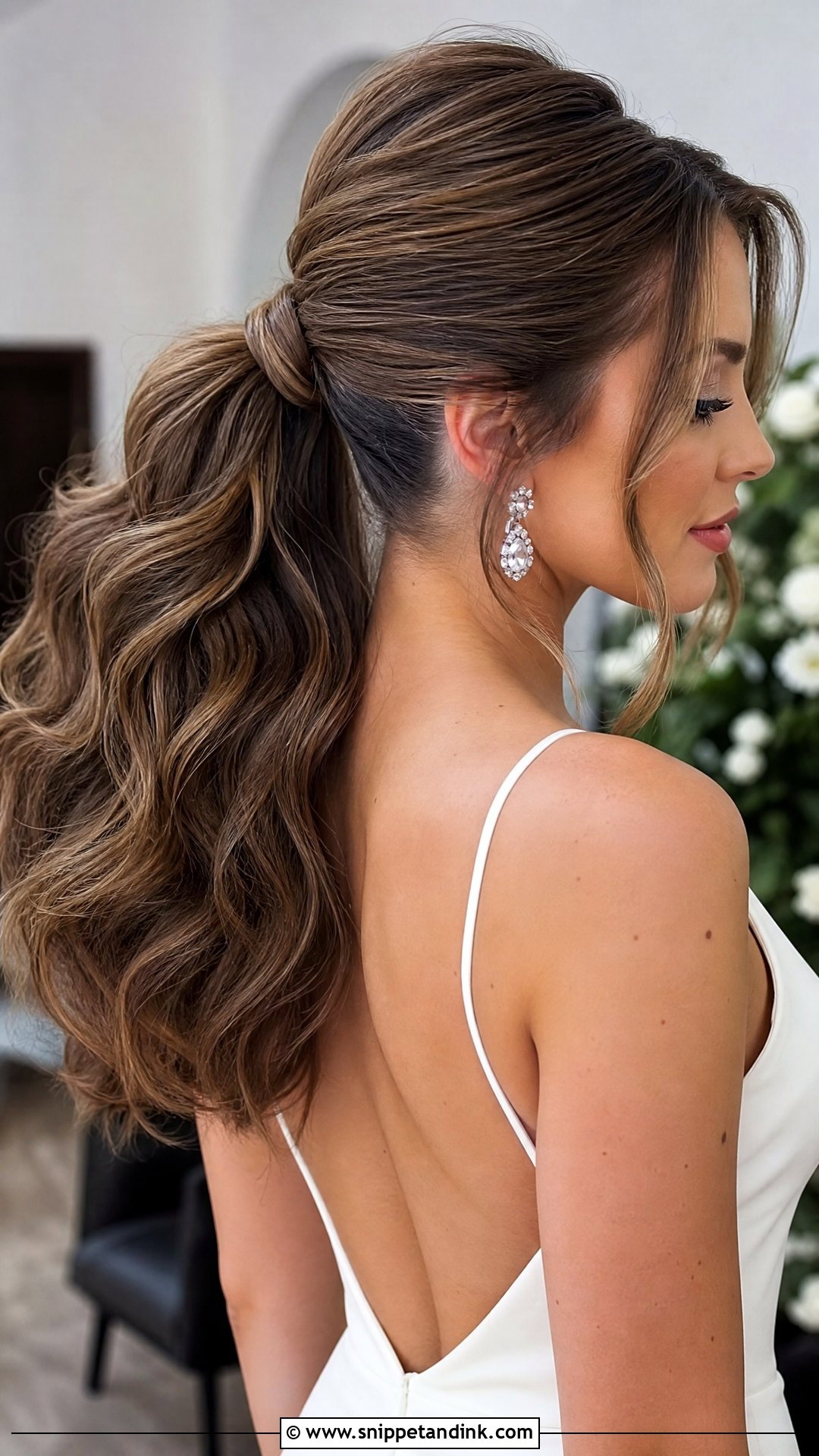 Voluminous Ponytail Wedding Hair - Snippet and Ink - 20 Wedding Hair Volume Ideas