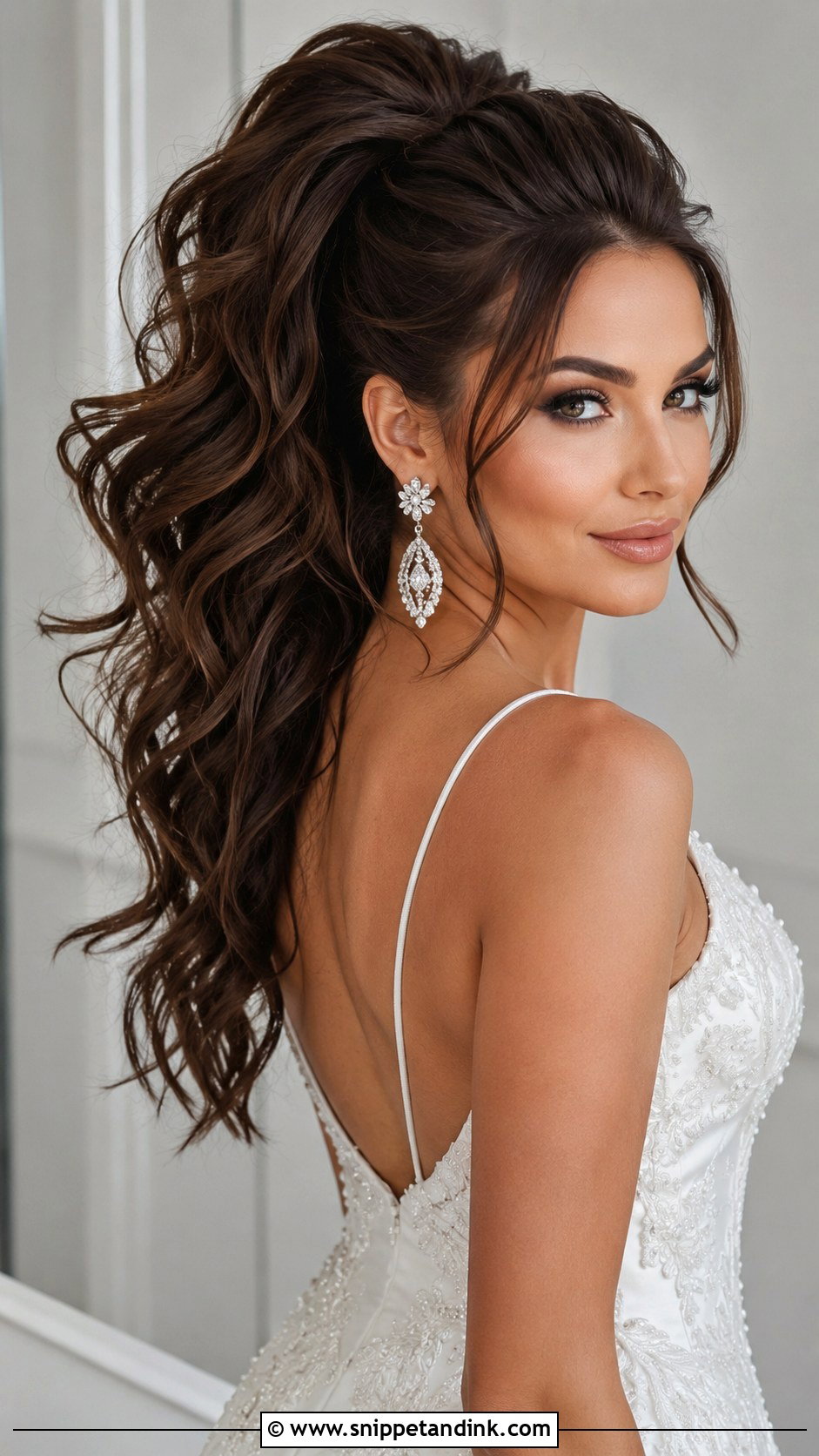 Voluminous Ponytail for Brides - Snippet and Ink - 20 Pony Wedding Hairstyles