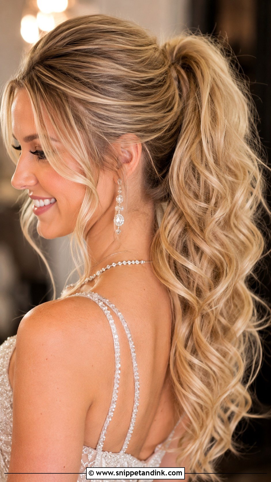 Voluminous Ponytail for Wedding - Snippet and Ink - 30 Ponytail Hairstyles for Wedding