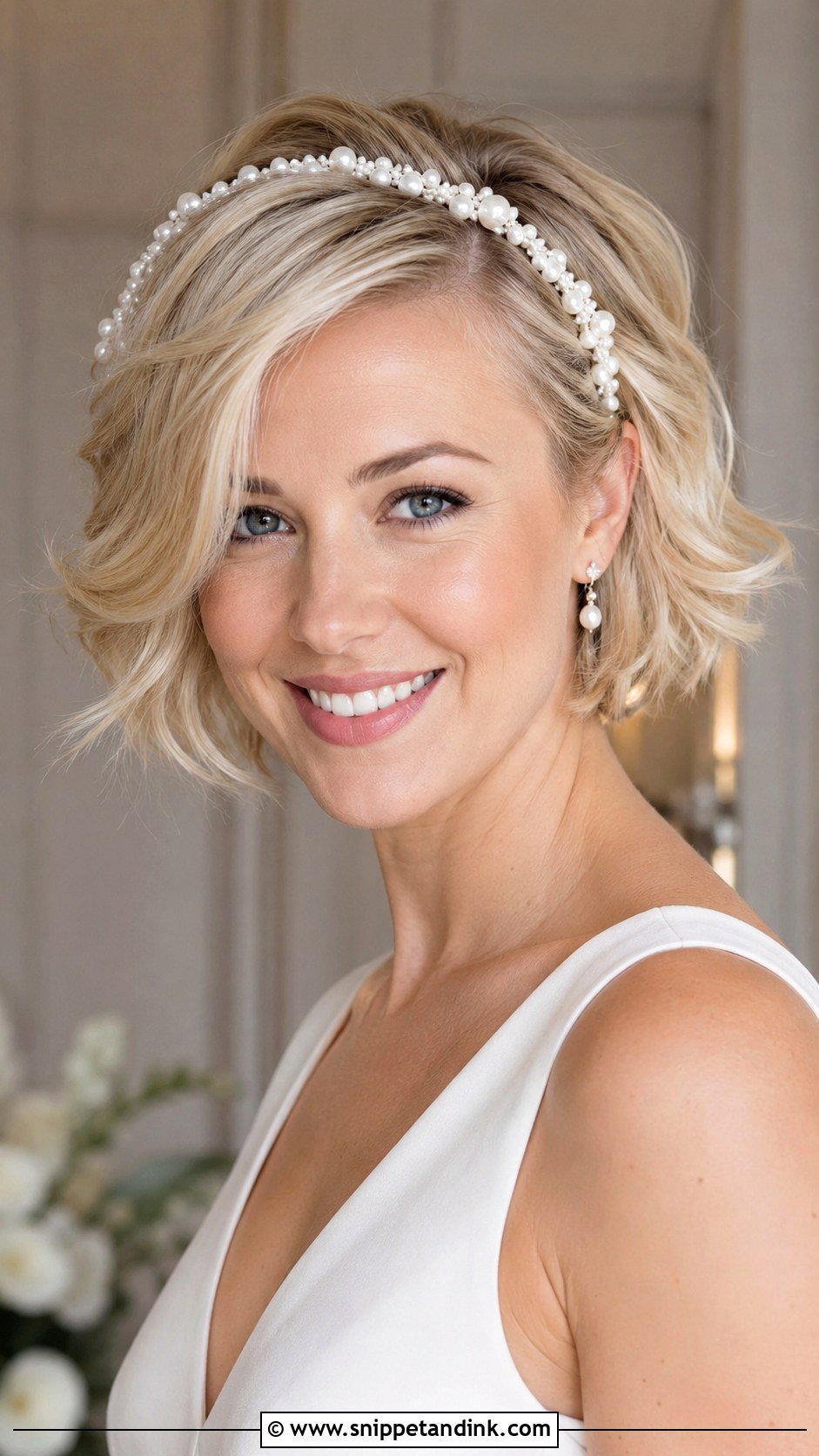 Voluminous Short Bridal Hair - Snippet and Ink - 15 Volume Bridal Hair Ideas