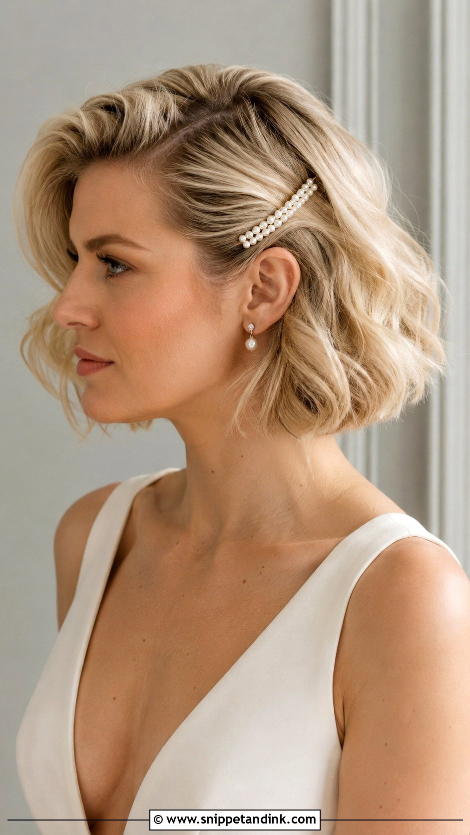 Voluminous Short Hair Wedding Hairstyle - Snippet and Ink - 15 Wedding Hairstyles Volume